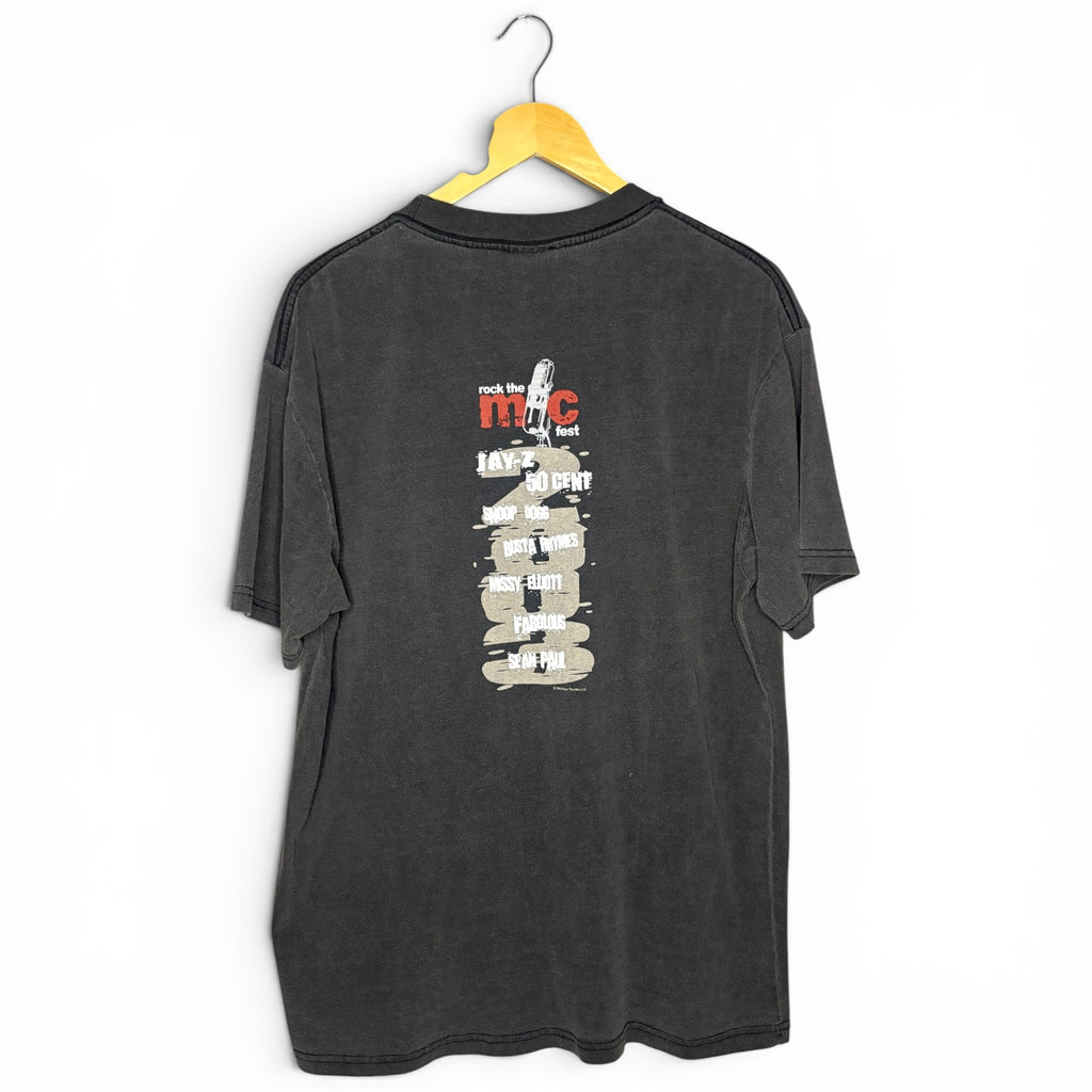 2003 Jay-Z & 50 Cent Rock The Mic Tour T-Shirt