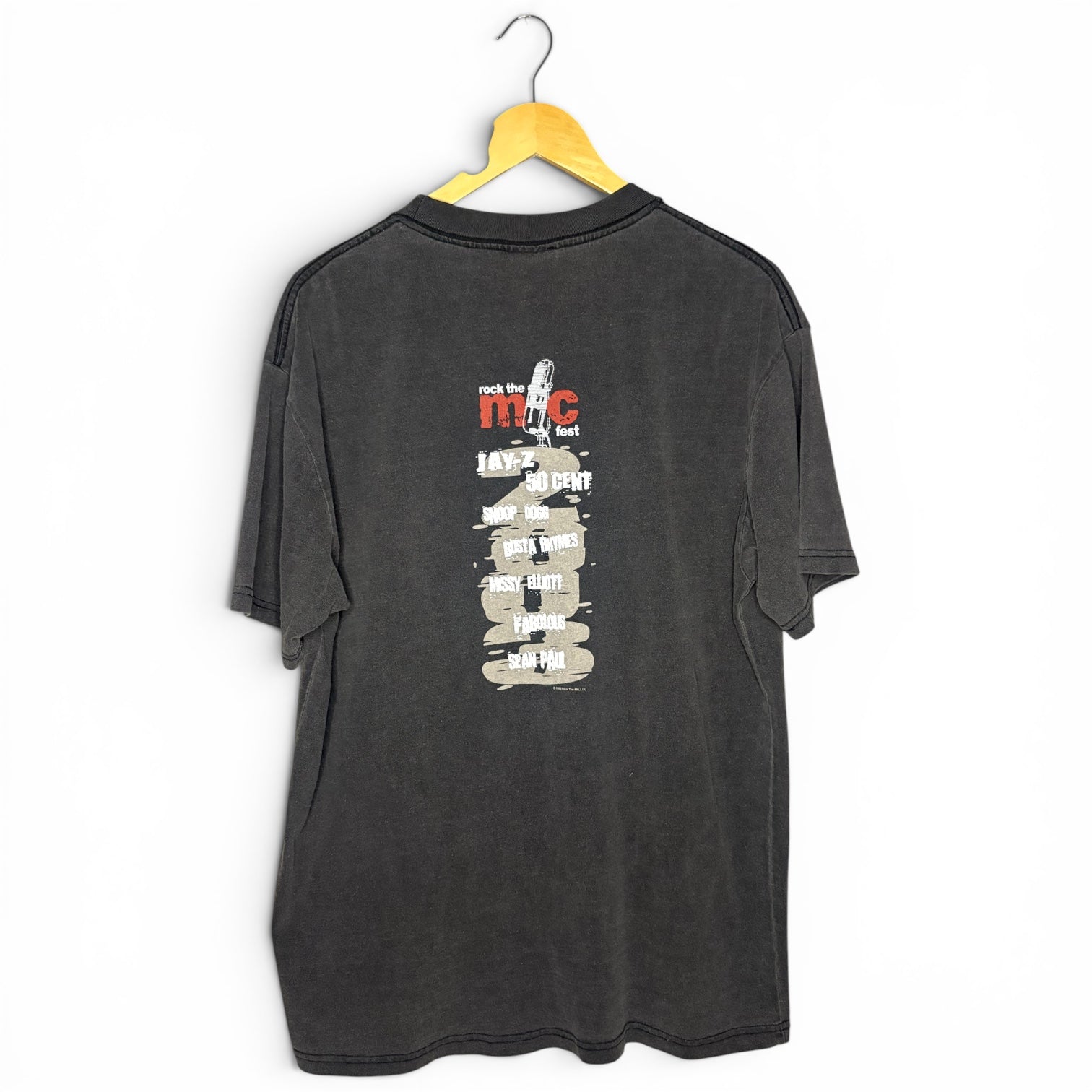 2003 Jay-Z & 50 Cent Rock The Mic Tour T-Shirt