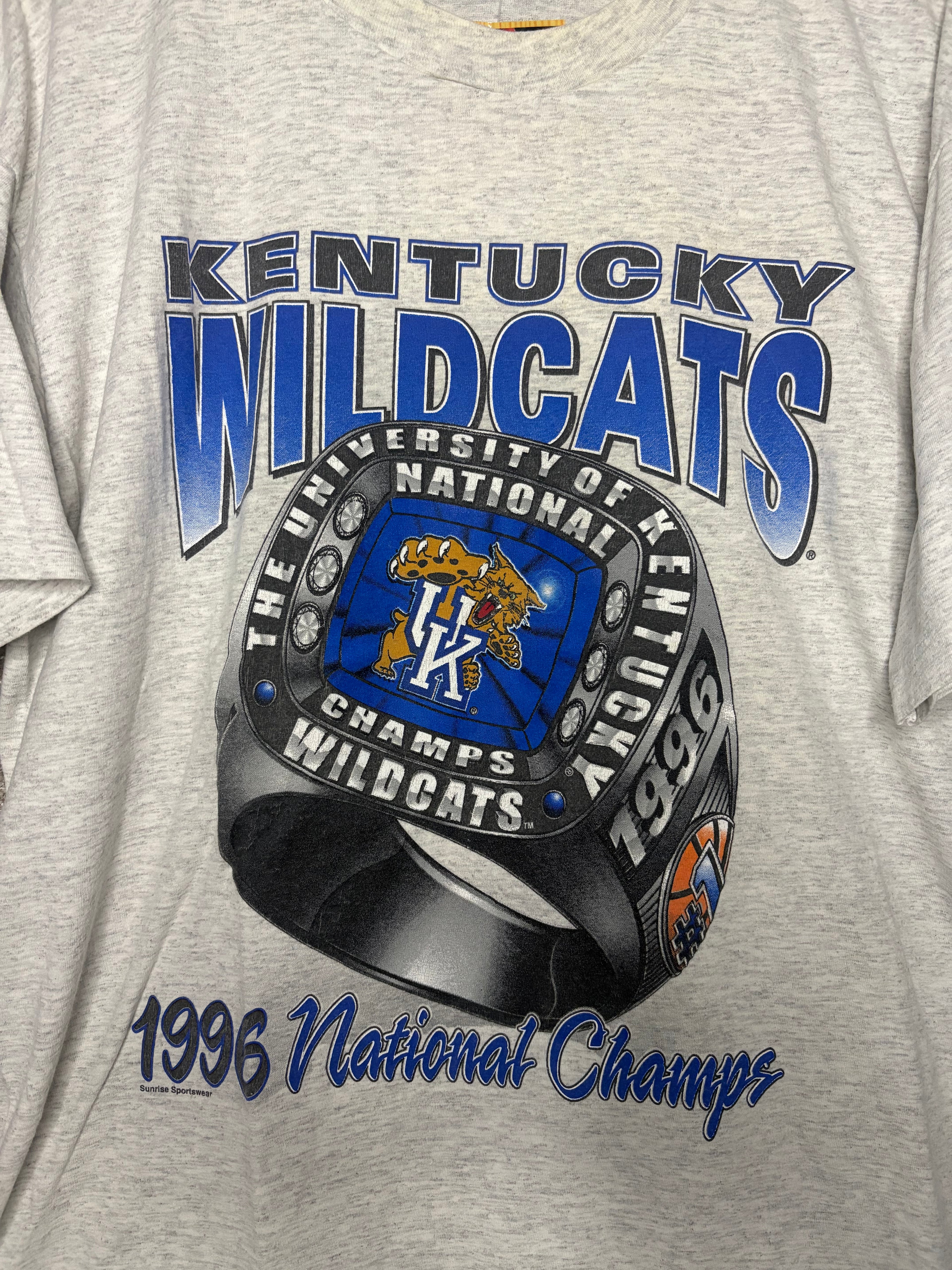 University of Kentucky Wildcats 1996 NCAA Basketball National Champions T-Shirt