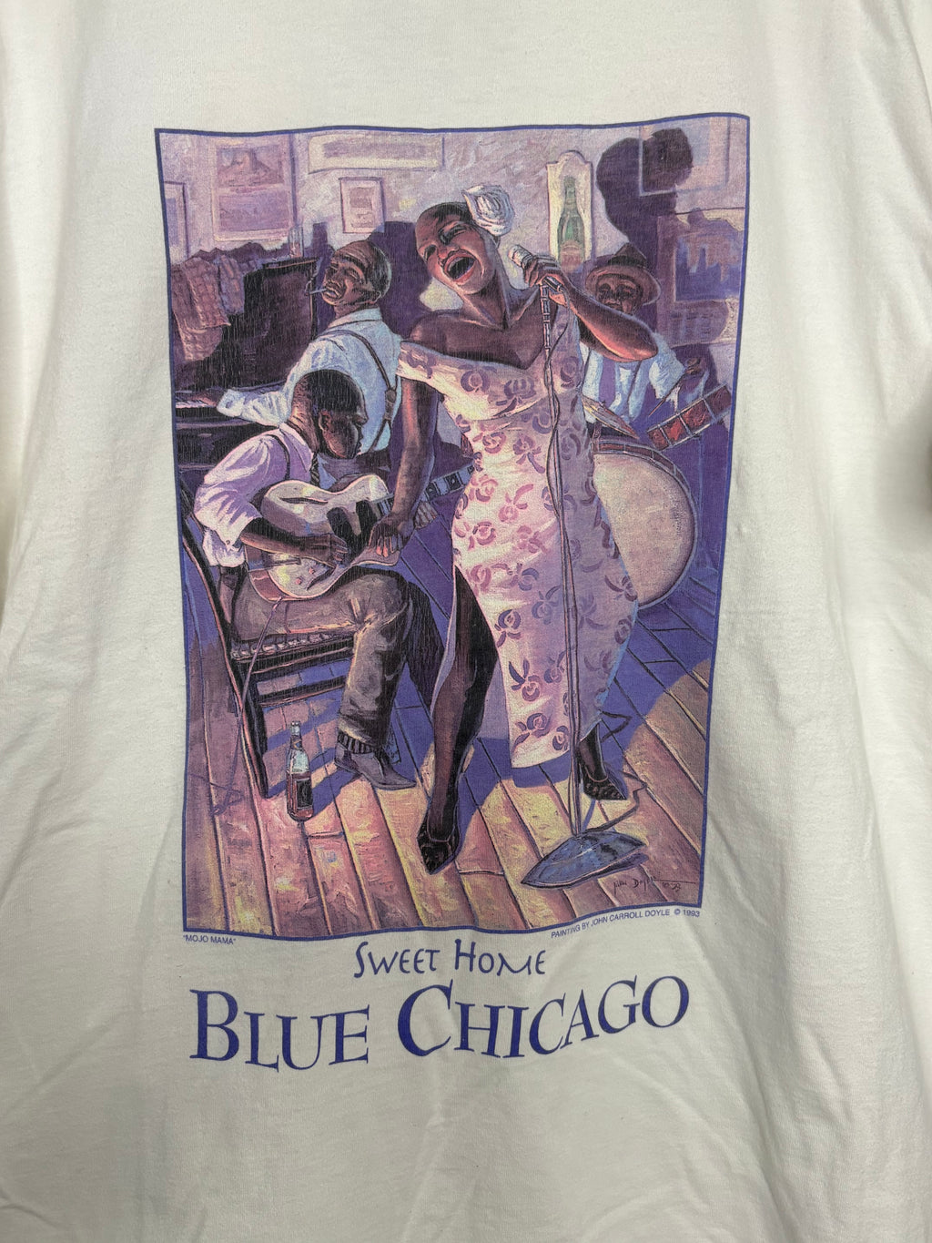 Sweet Home Blue Chicago 90's Jazz T-Shirt