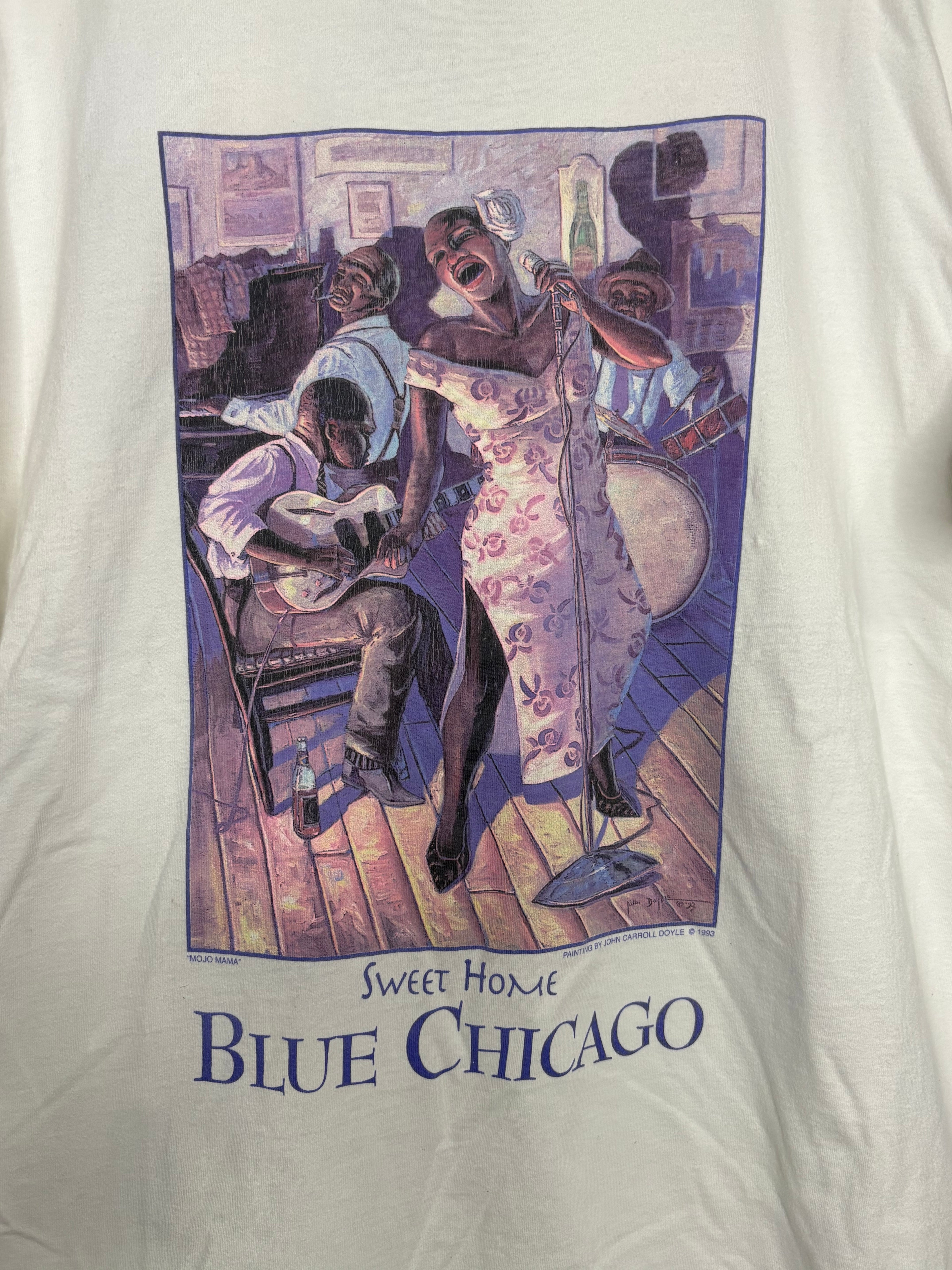 Sweet Home Blue Chicago 90's Jazz T-Shirt