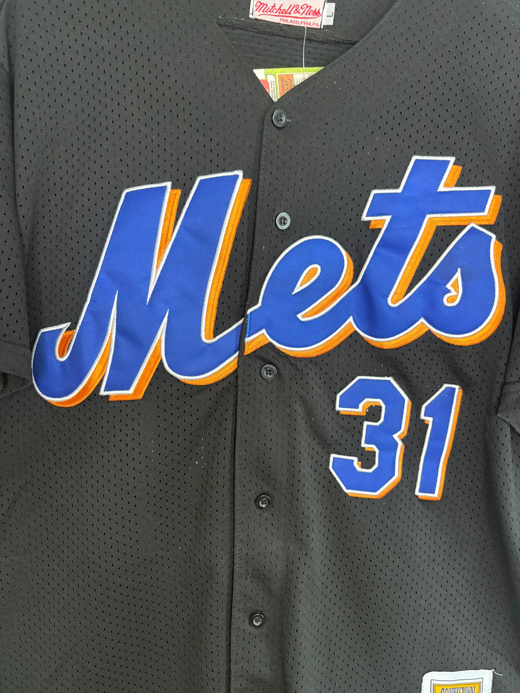 New York Mets Mike Piazza Authentic Mitchell & Ness Jersey
