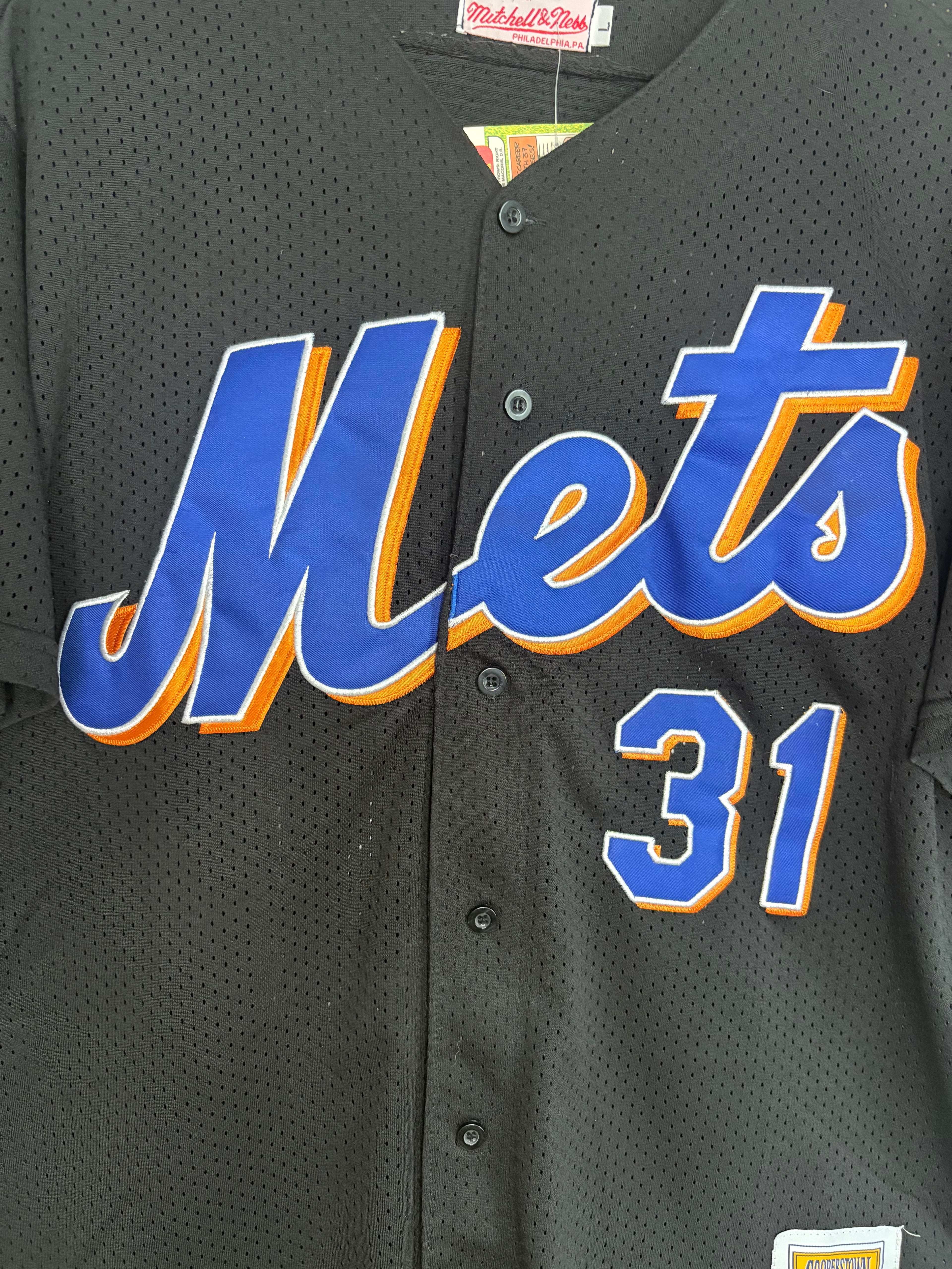 New York Mets Mike Piazza Authentic Mitchell & Ness Jersey