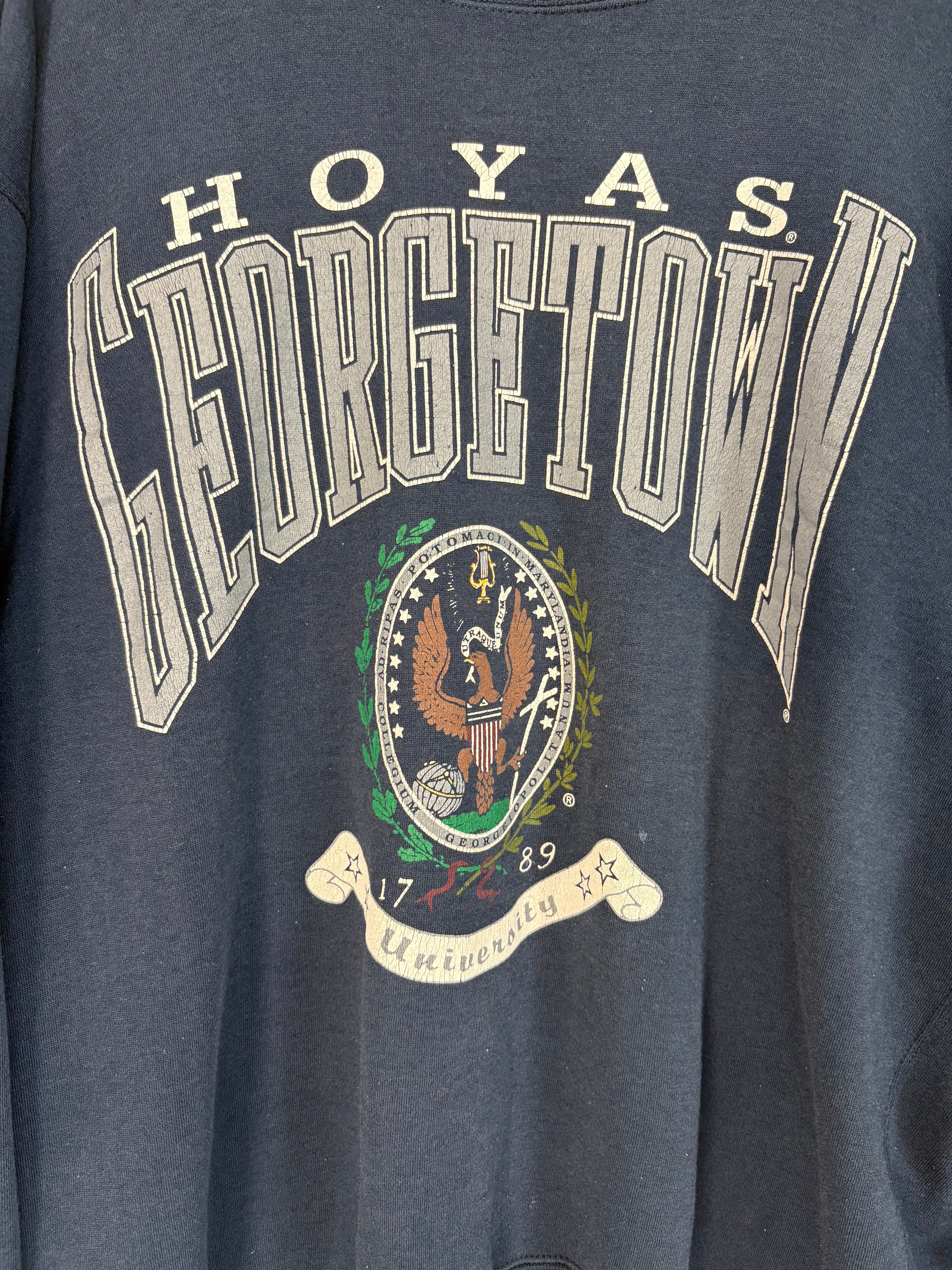 Georgetown Hoyas University Vintage 90's Crewneck Sweatshirt