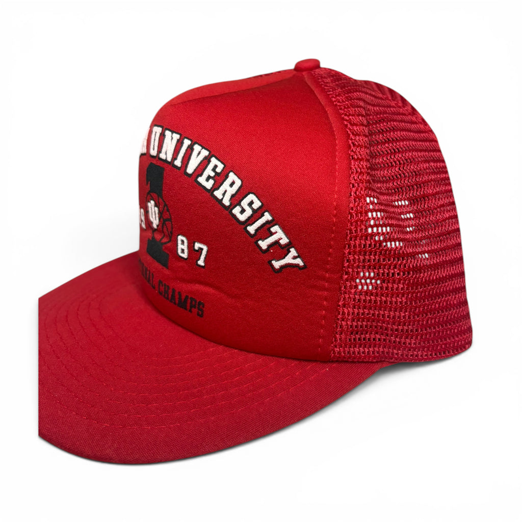 Indiana University Hoosiers 1987 NCAA National Champions Basketball Snapback Hat