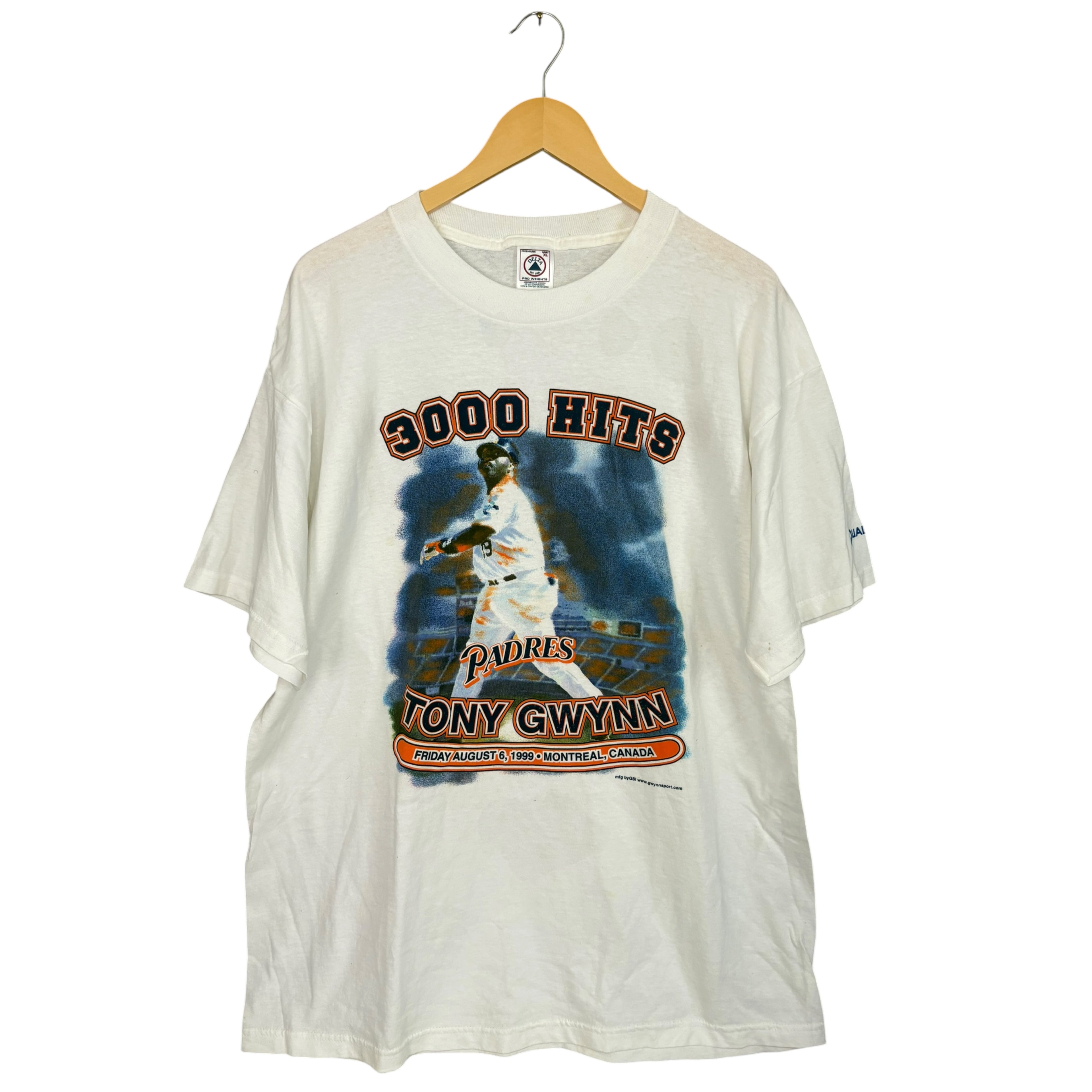 Tony Gwynn San Diego Padres 3000 Hits Player T-Shirt