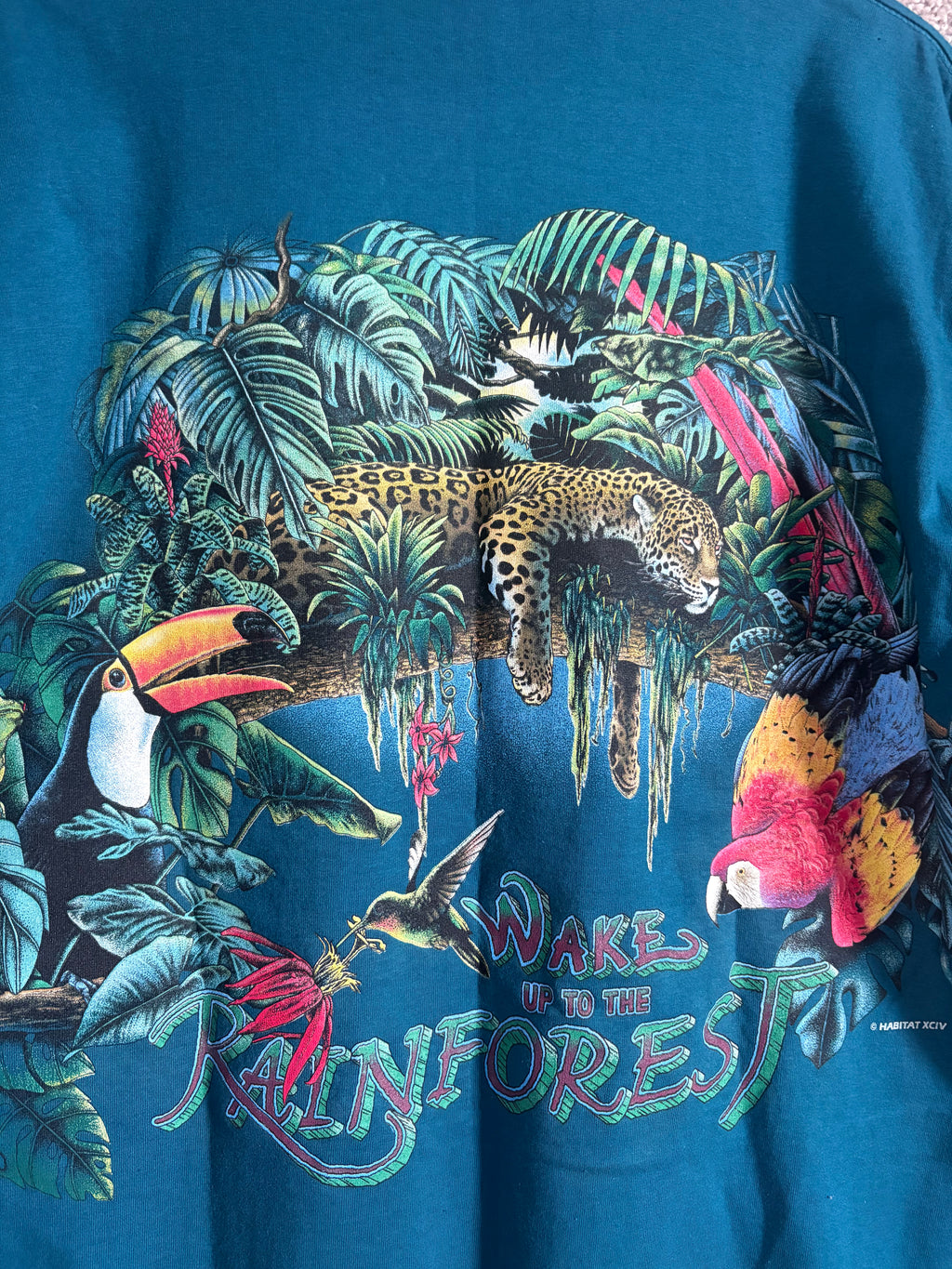 Wake up to the Rainforest Wrap Around Nature T-Shirt