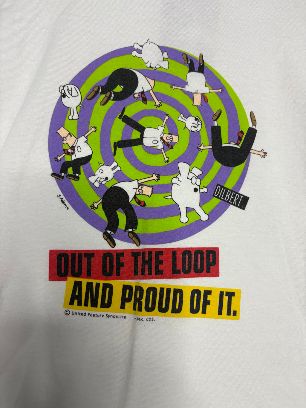 Dilbert "Out of the Loop & Proud of It" TV Show Promo T-Shirt