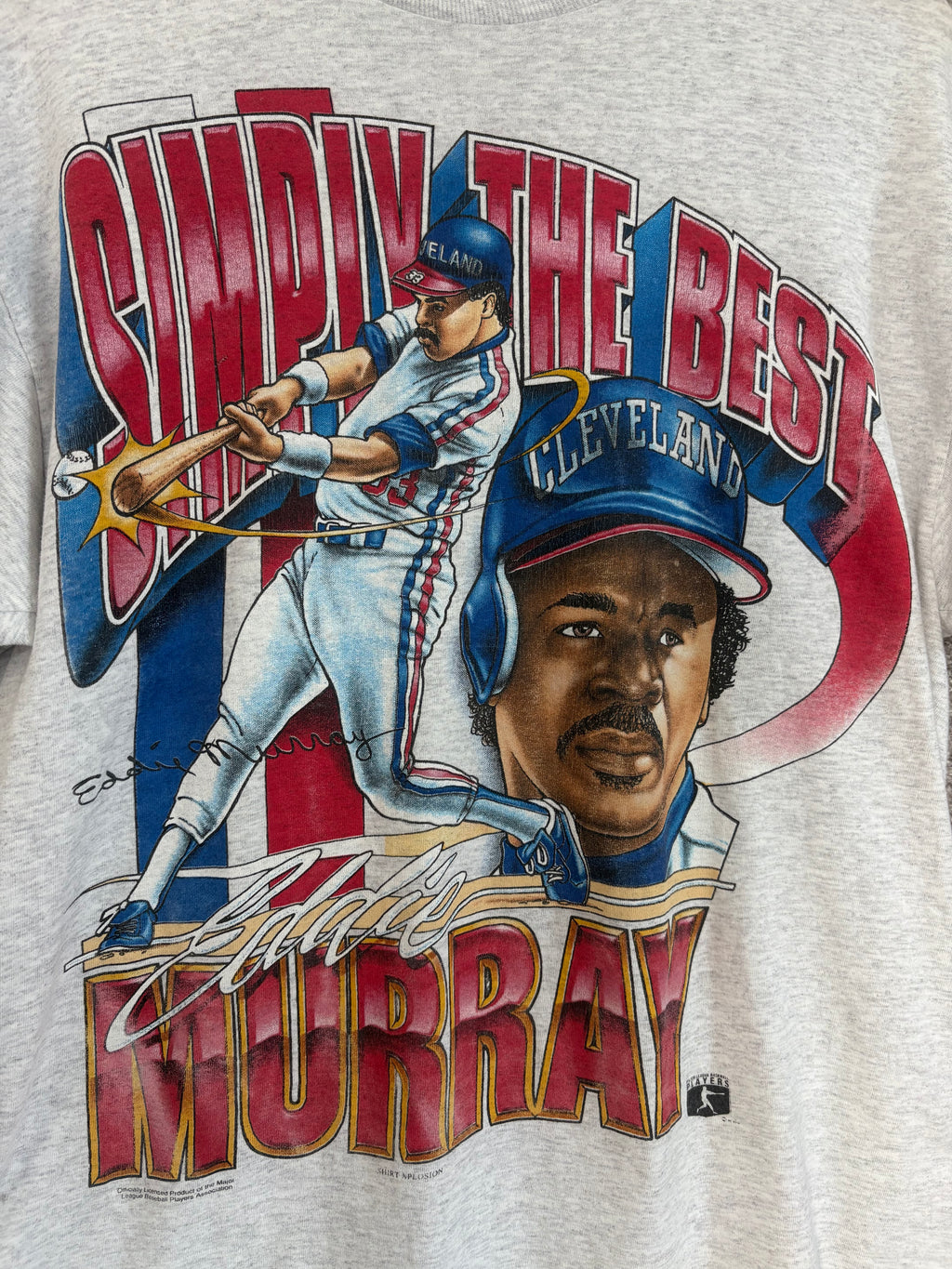 Cleveland Indians Eddie Murray Xplosion Caricature T-Shirt
