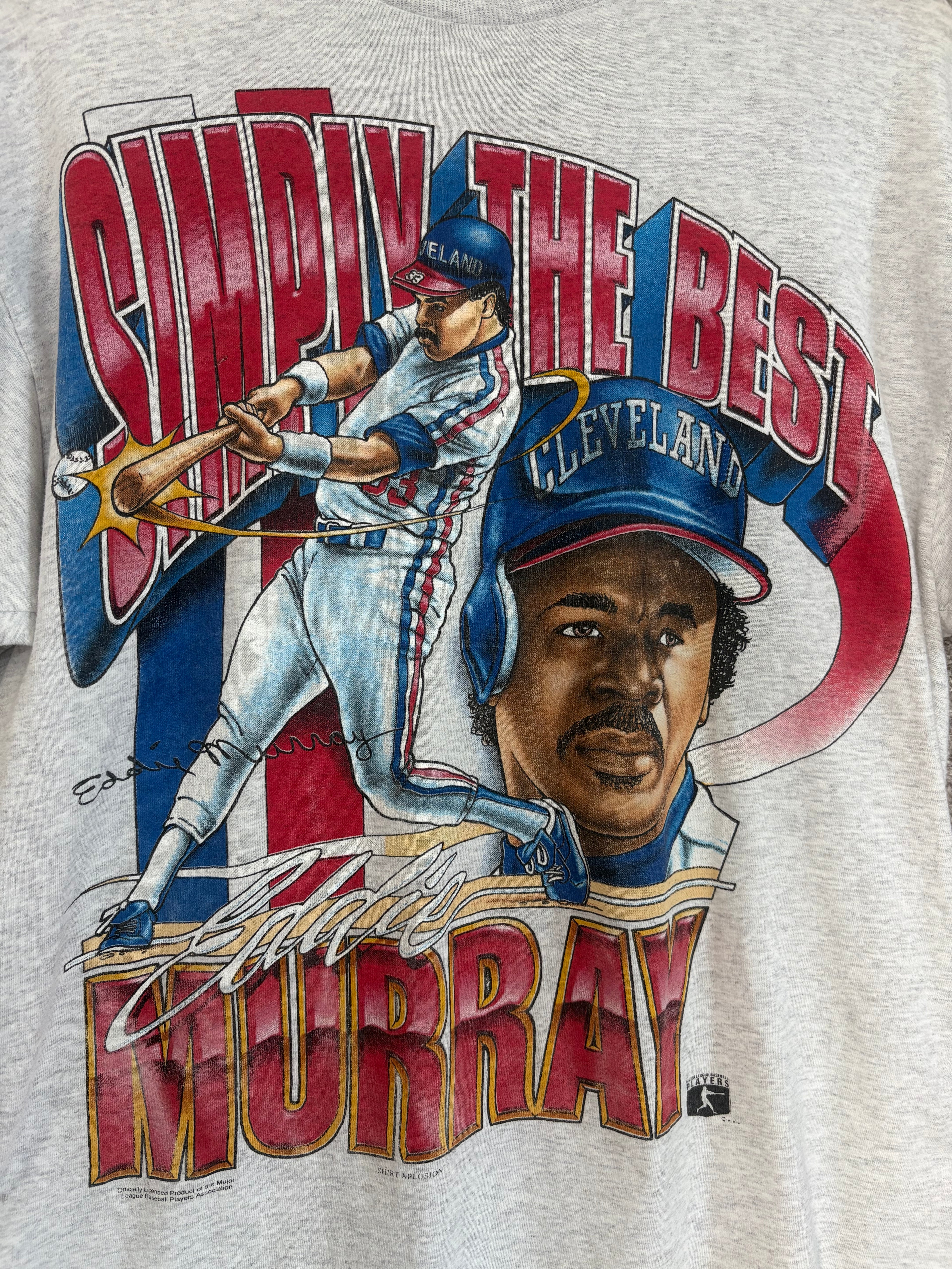 Cleveland Indians Eddie Murray Xplosion Caricature T-Shirt