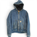 Carhartt Denim Hooded Faded Vintage Jacket