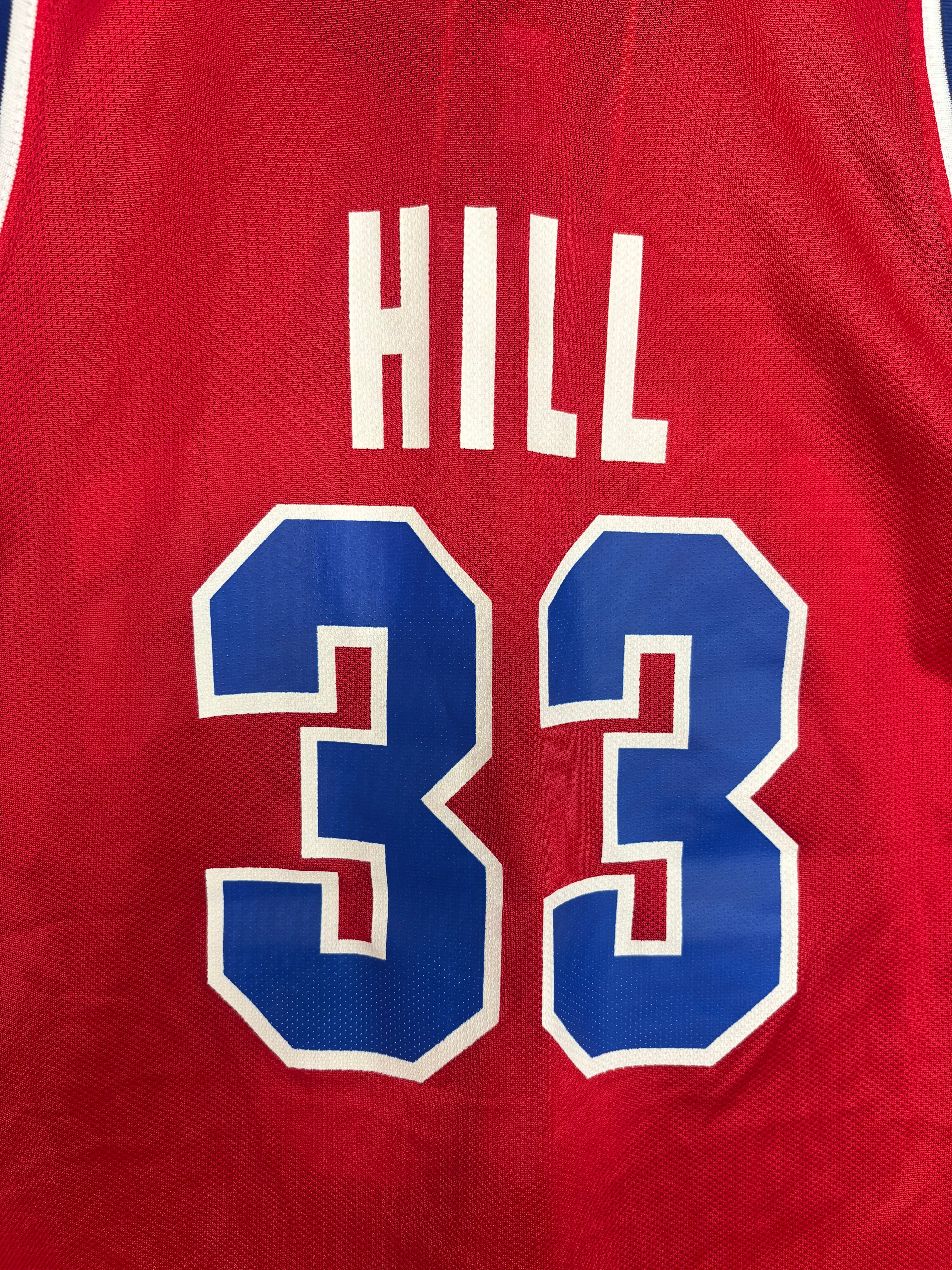 Detroit Pistons Vintage 90's Red Champion NBA Jersey