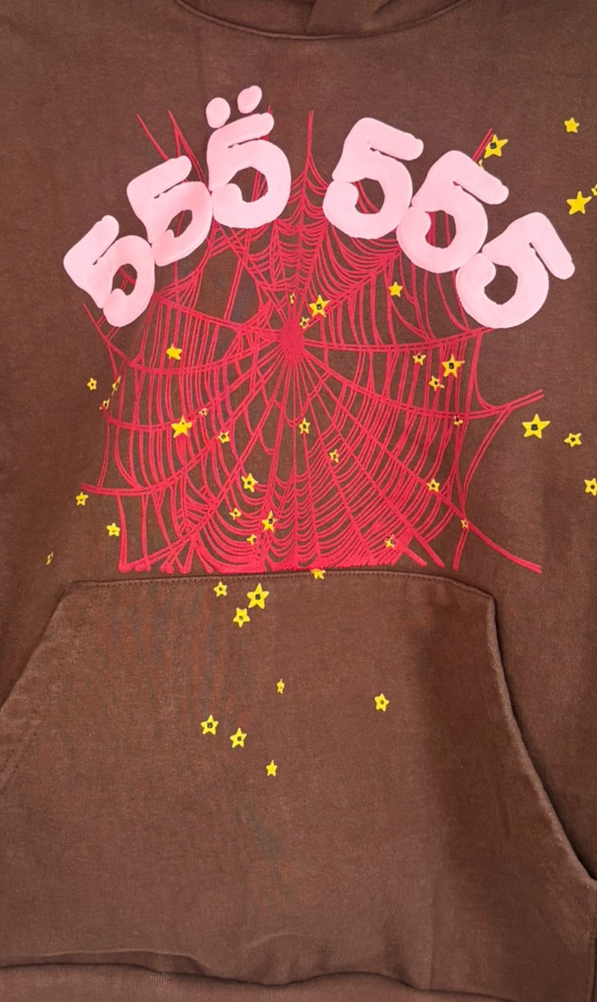 Spider Worldwide 555 Brown Hoodie