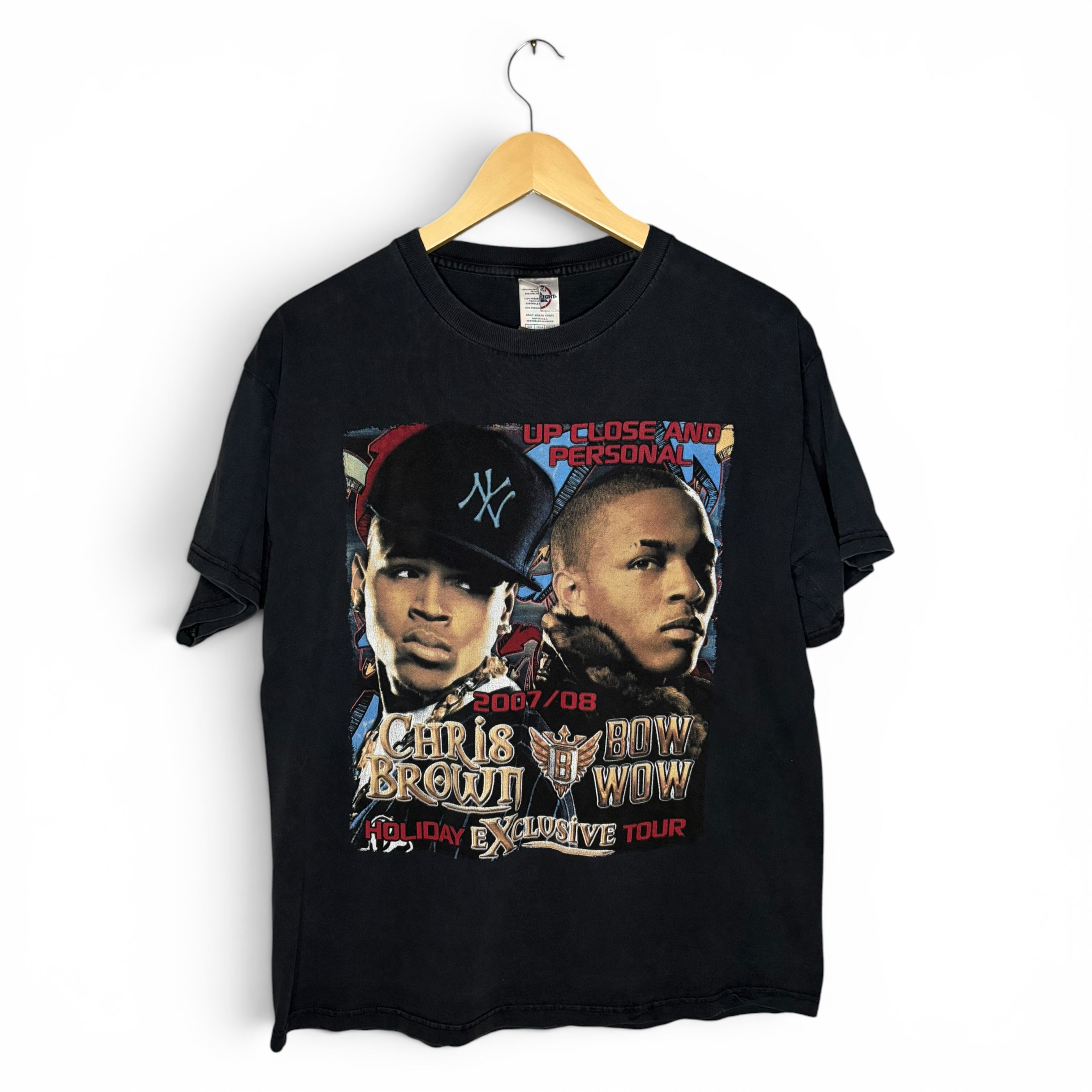 Chris Brown & Bow Wow 2008 Exclusive Concert Tour T-Shirt