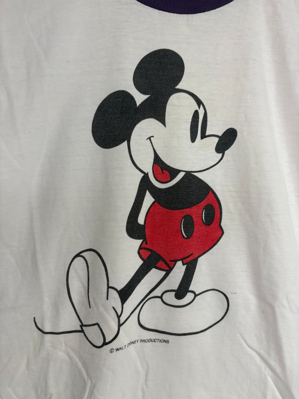 Mickey Mouse 80's Disney Ringer T-Shirt