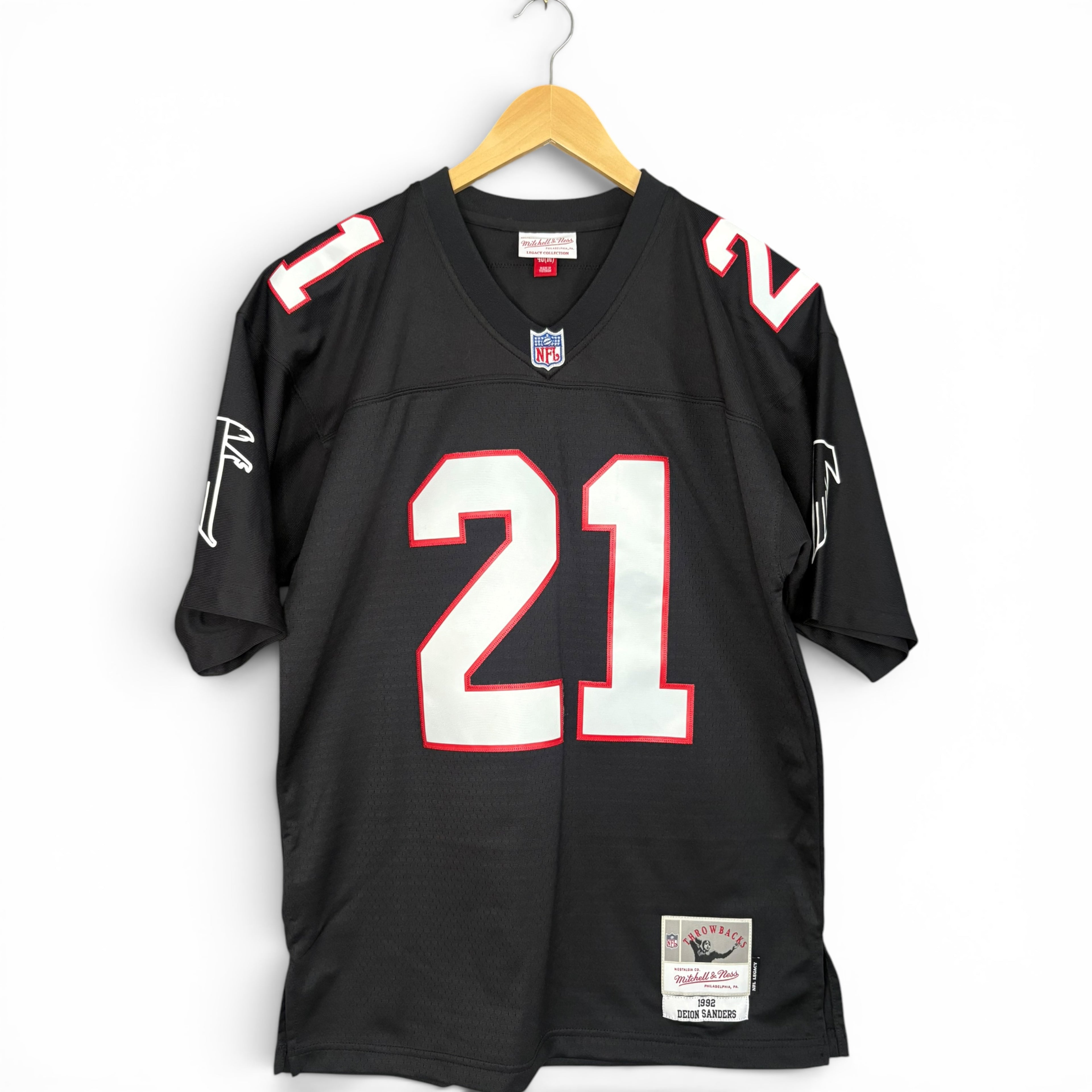 Deion Sanders NFL Atlanta Falcons Authentic Mitchell & Ness Jersey