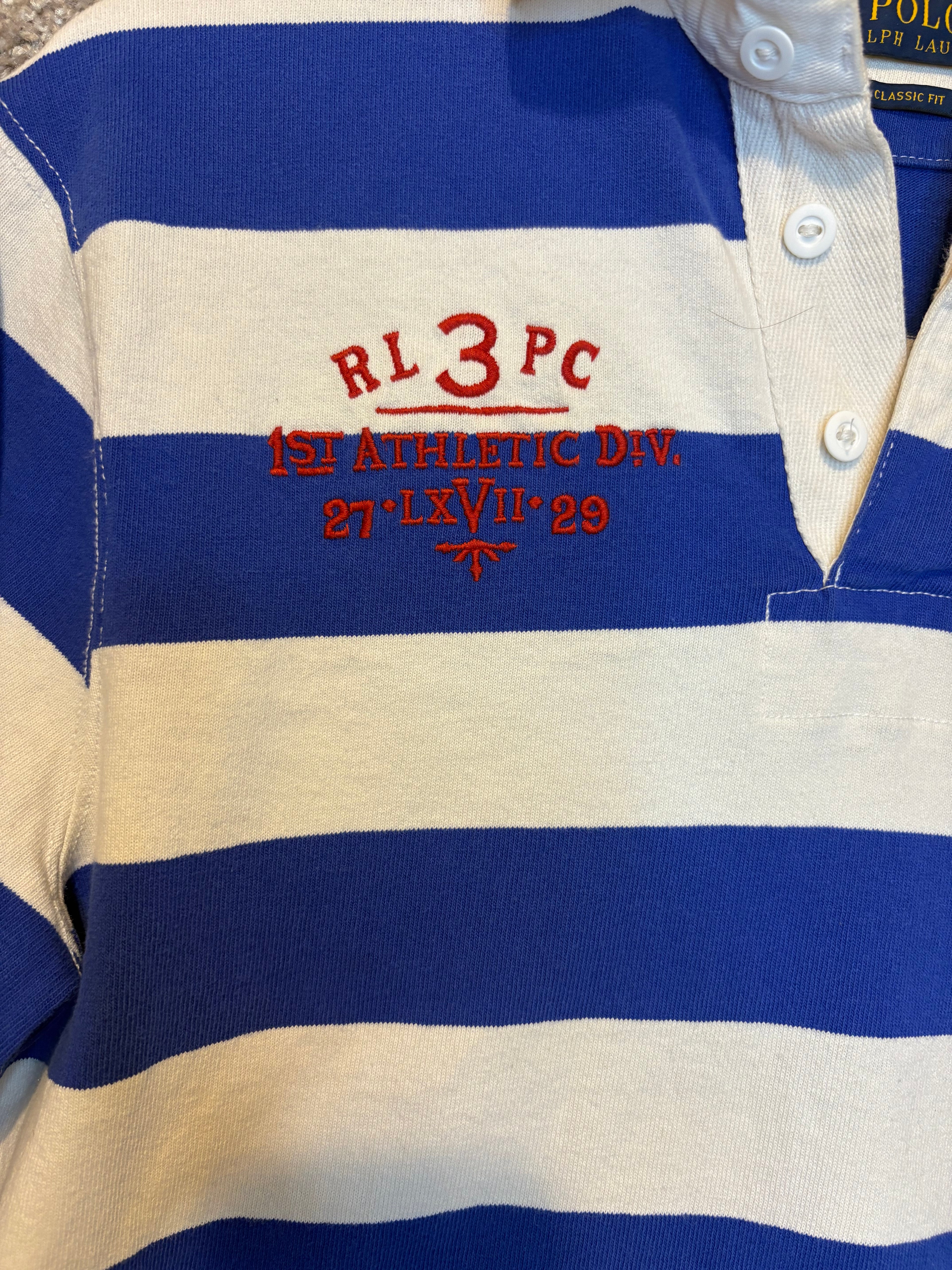 Polo Ralph Lauren Striped Rugby Longsleeve Shirt