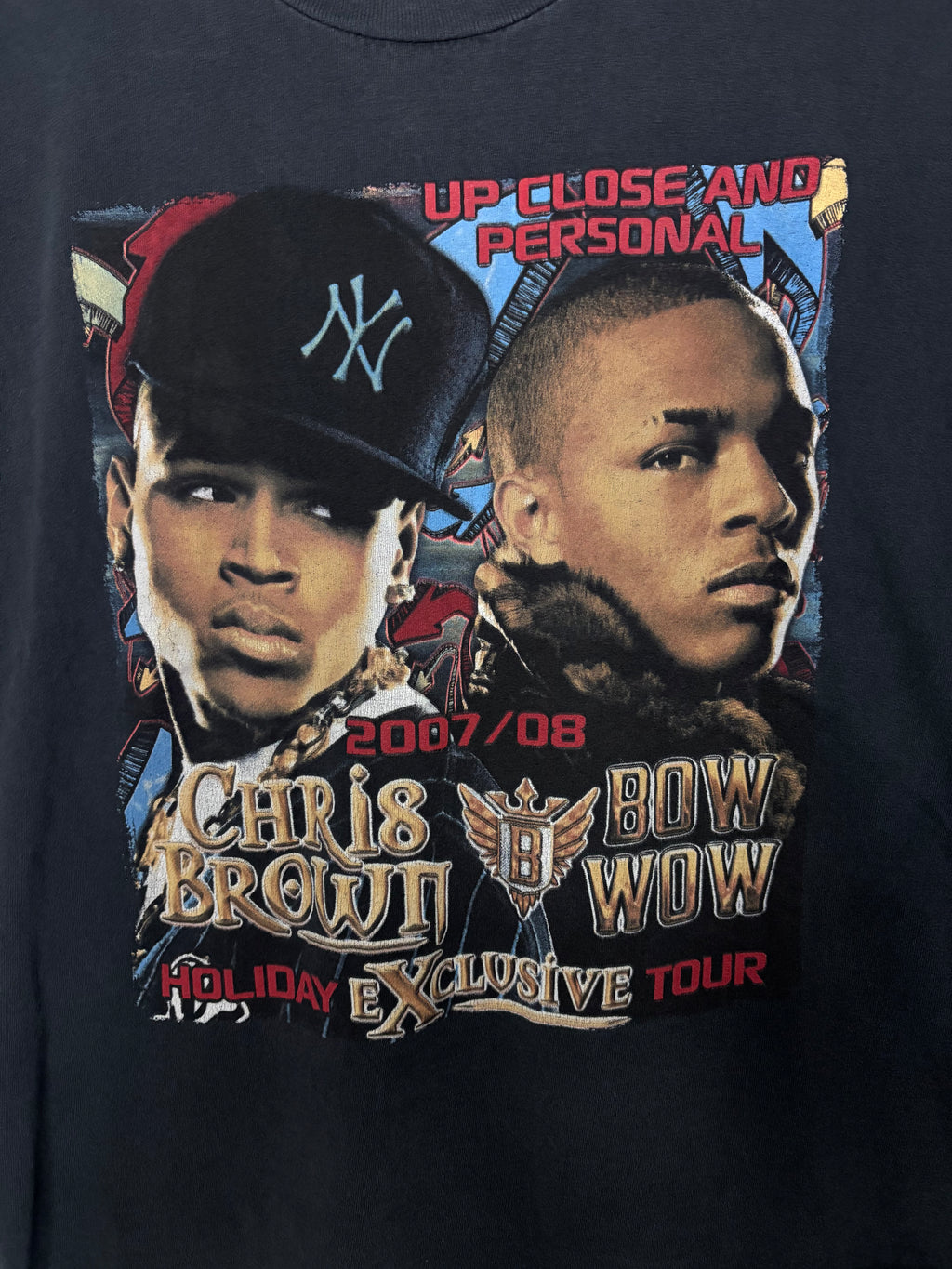 Chris Brown & Bow Wow 2008 Exclusive Concert Tour T-Shirt