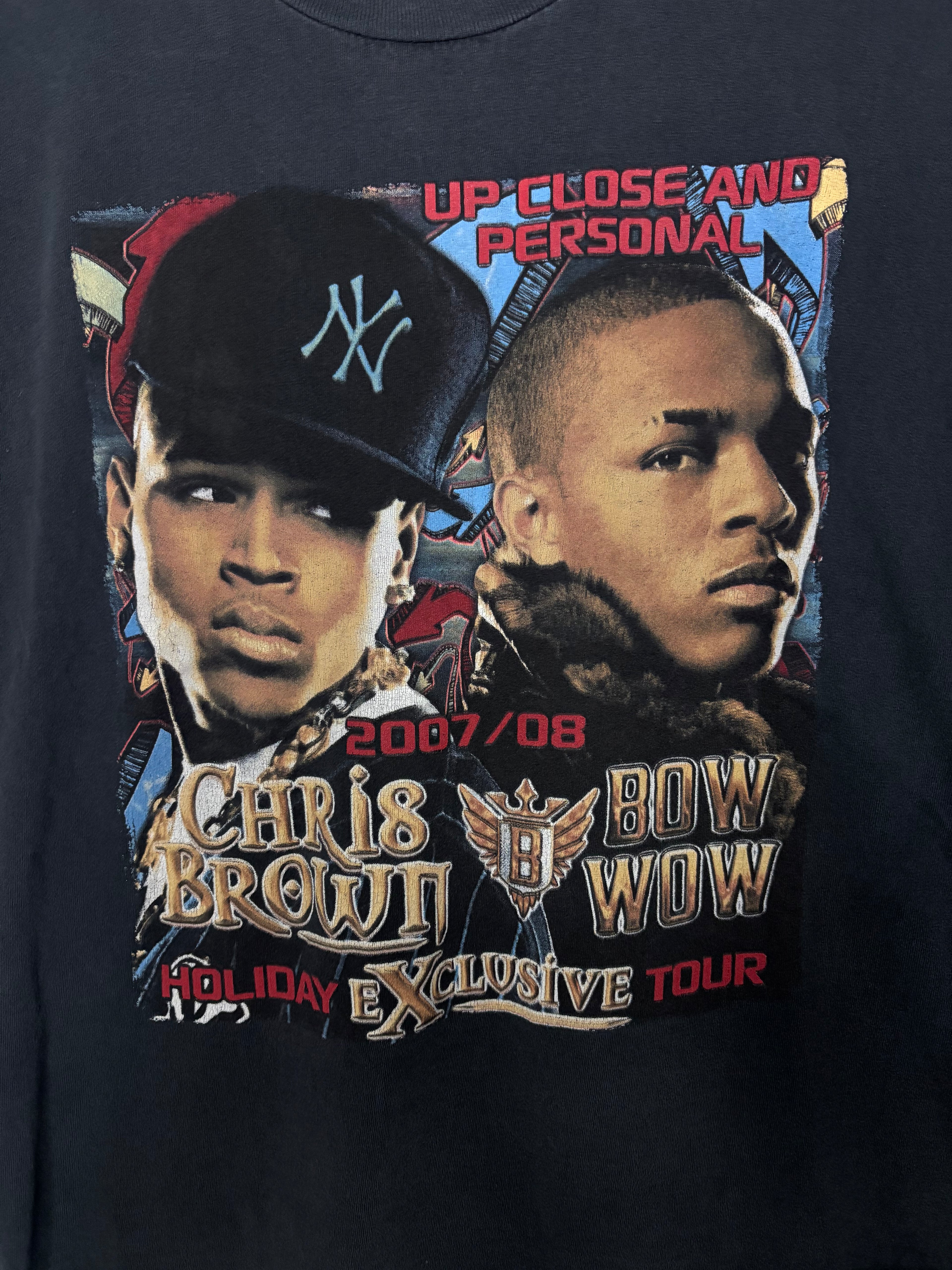 Chris Brown & Bow Wow 2008 Exclusive Concert Tour T-Shirt