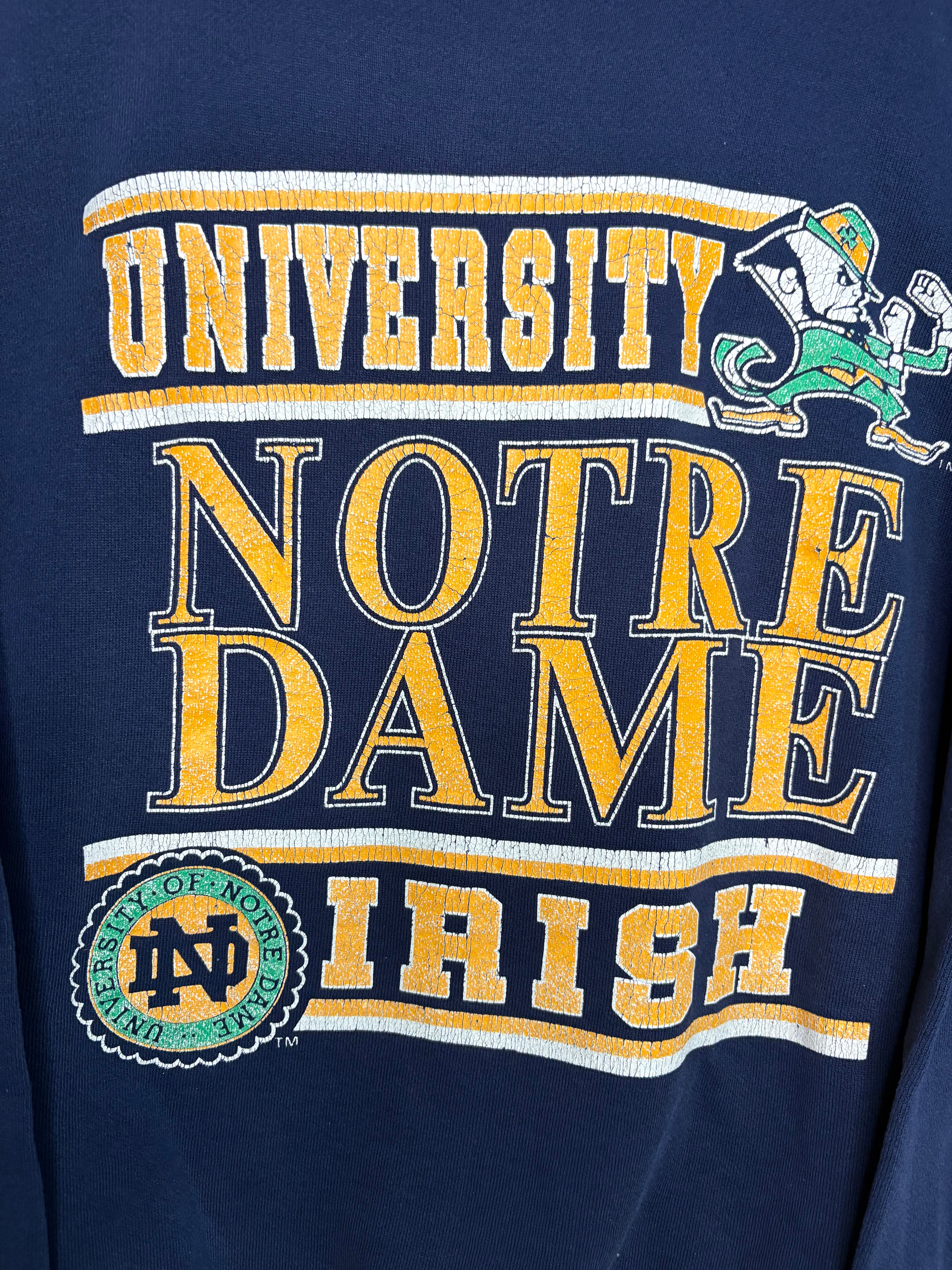 Notre Dame Fighting Irish Vintage Crewneck Sweatshirt