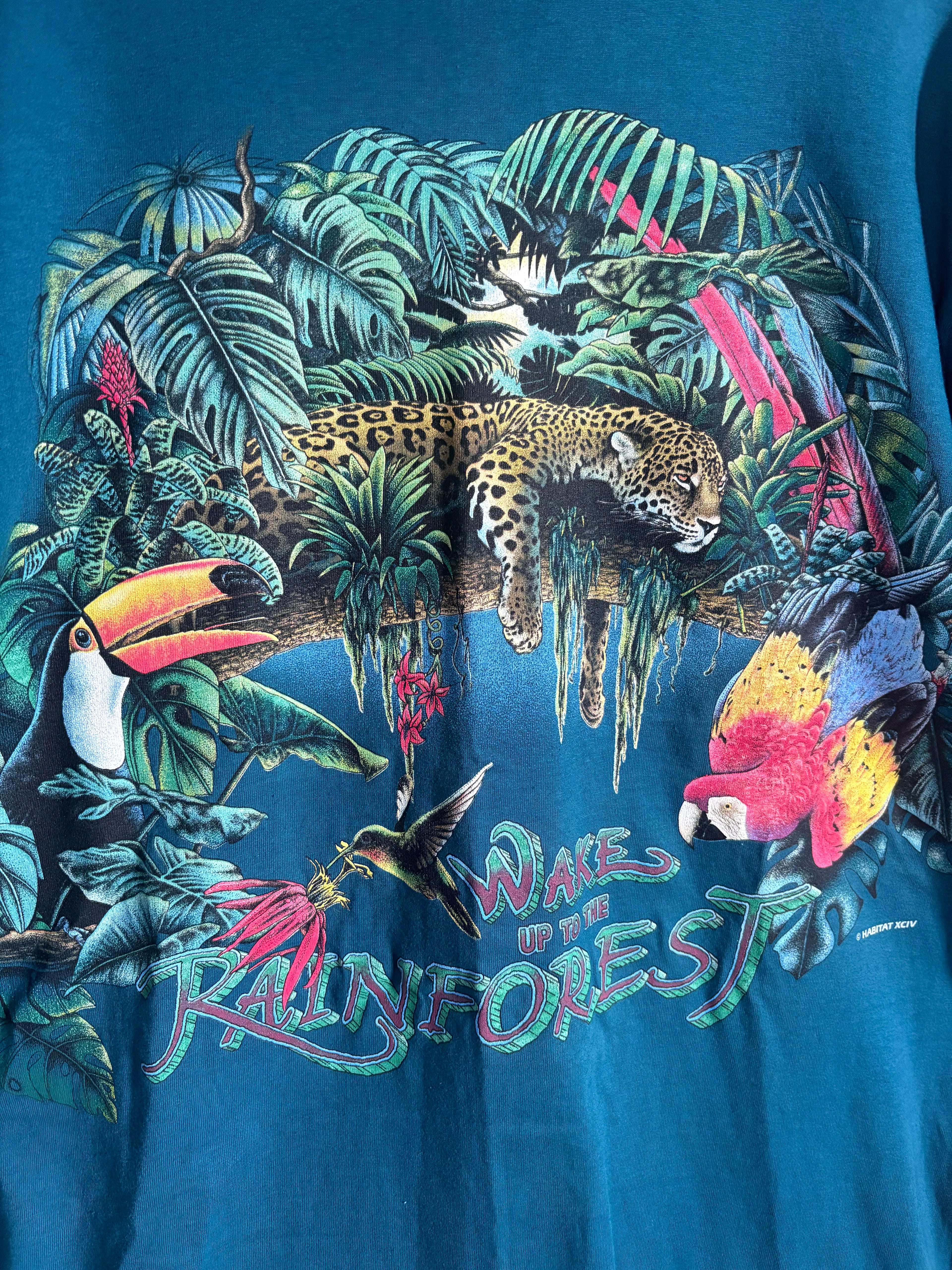 Wake up to the Rainforest Wrap Around Nature T-Shirt