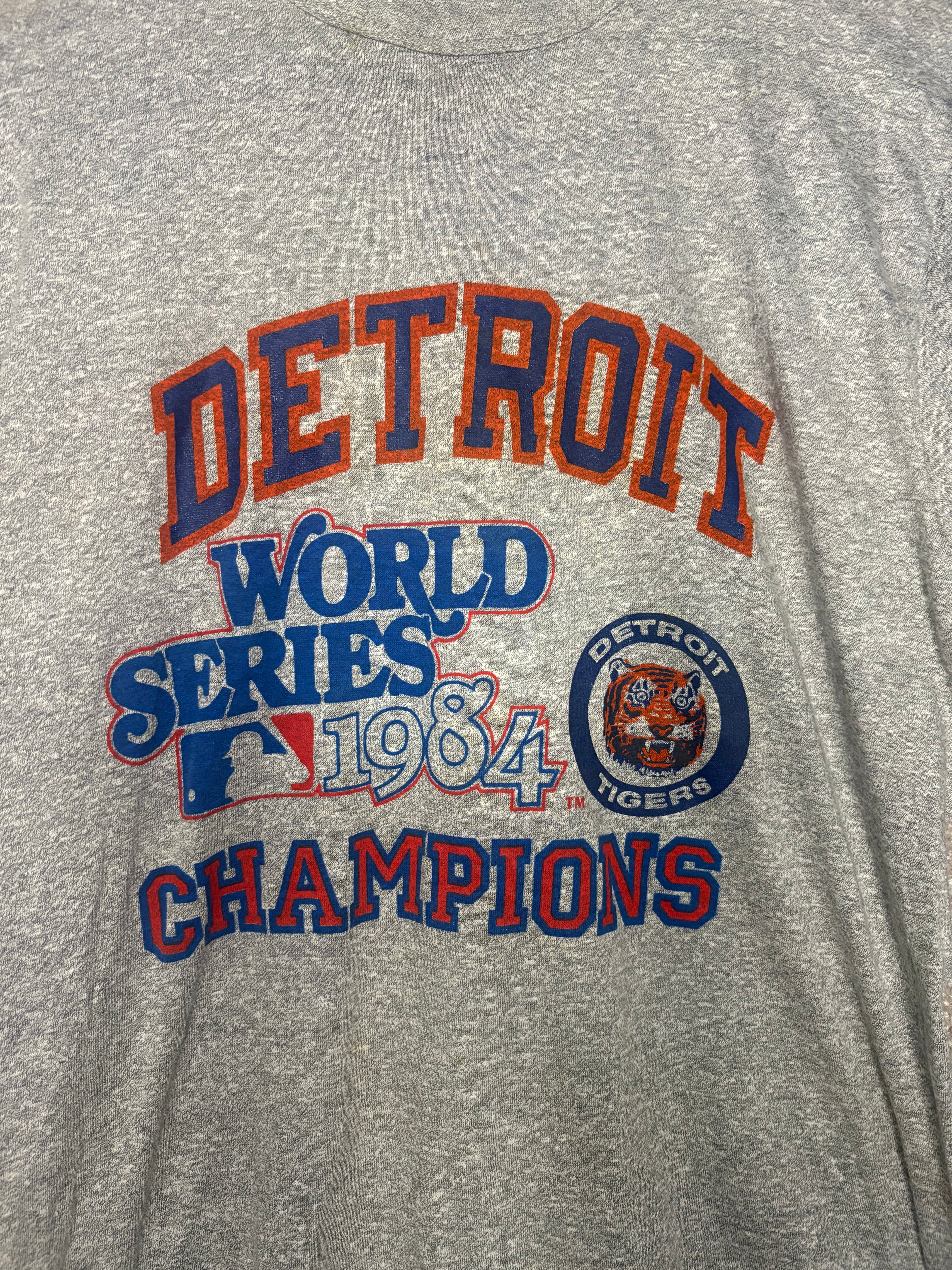 Detroit Tigers 1984 MLB World Series Champions T-Shirt