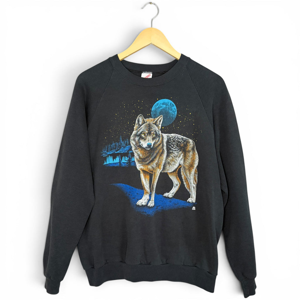 Wolf Nature 80's Kanye West Vintage Crewneck