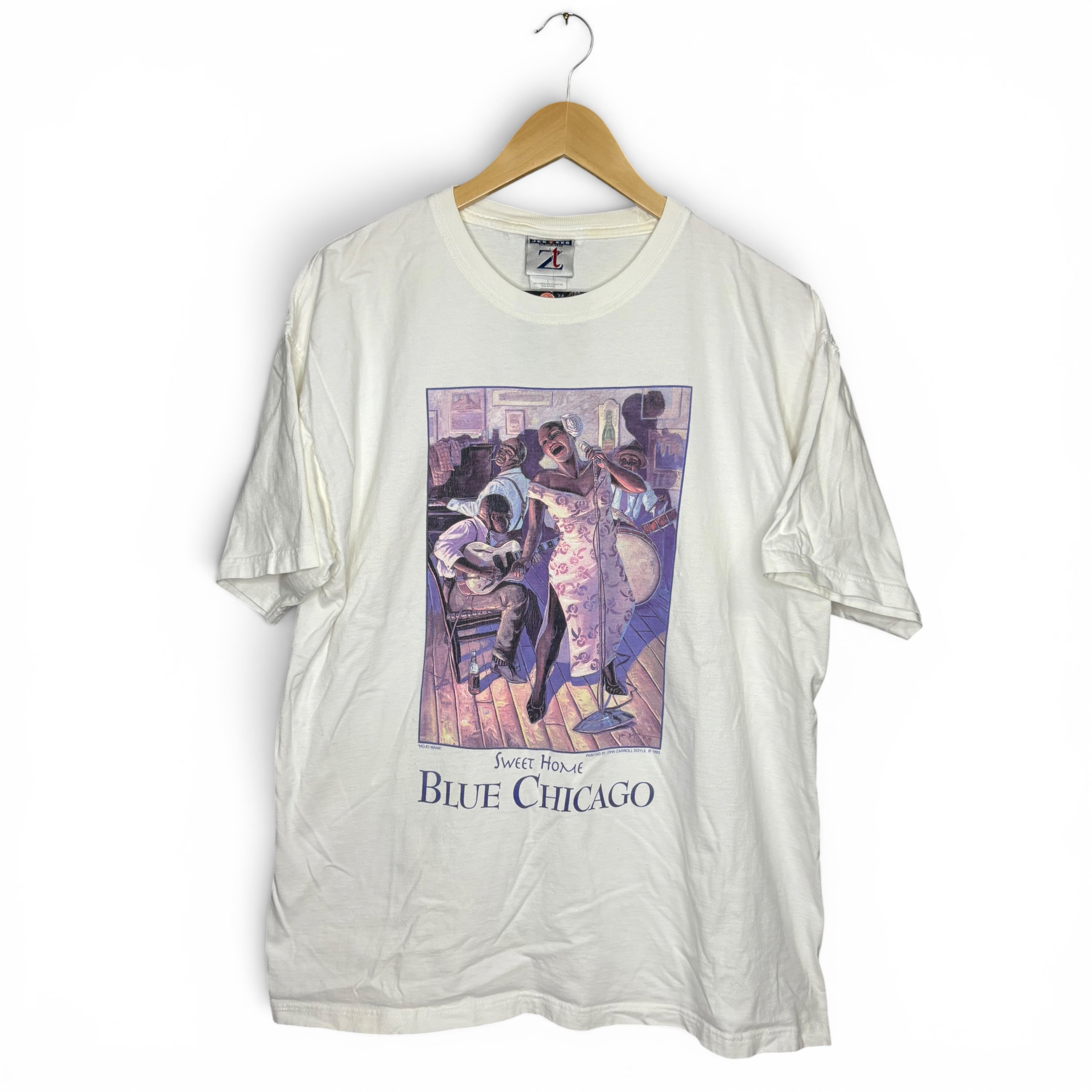 Sweet Home Blue Chicago 90's Jazz T-Shirt
