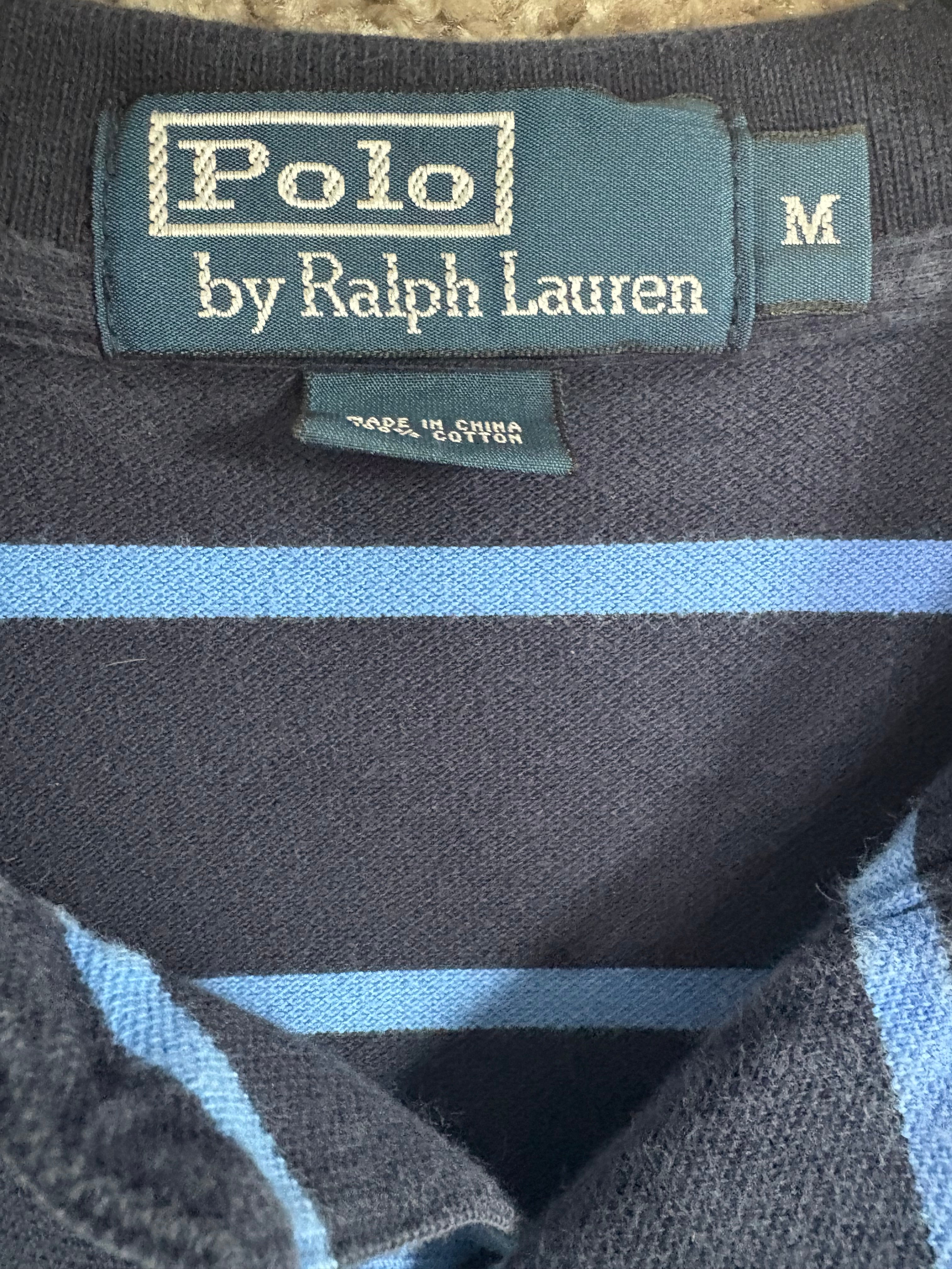 Ralph Lauren Navy & Baby Blue Polo Shirt