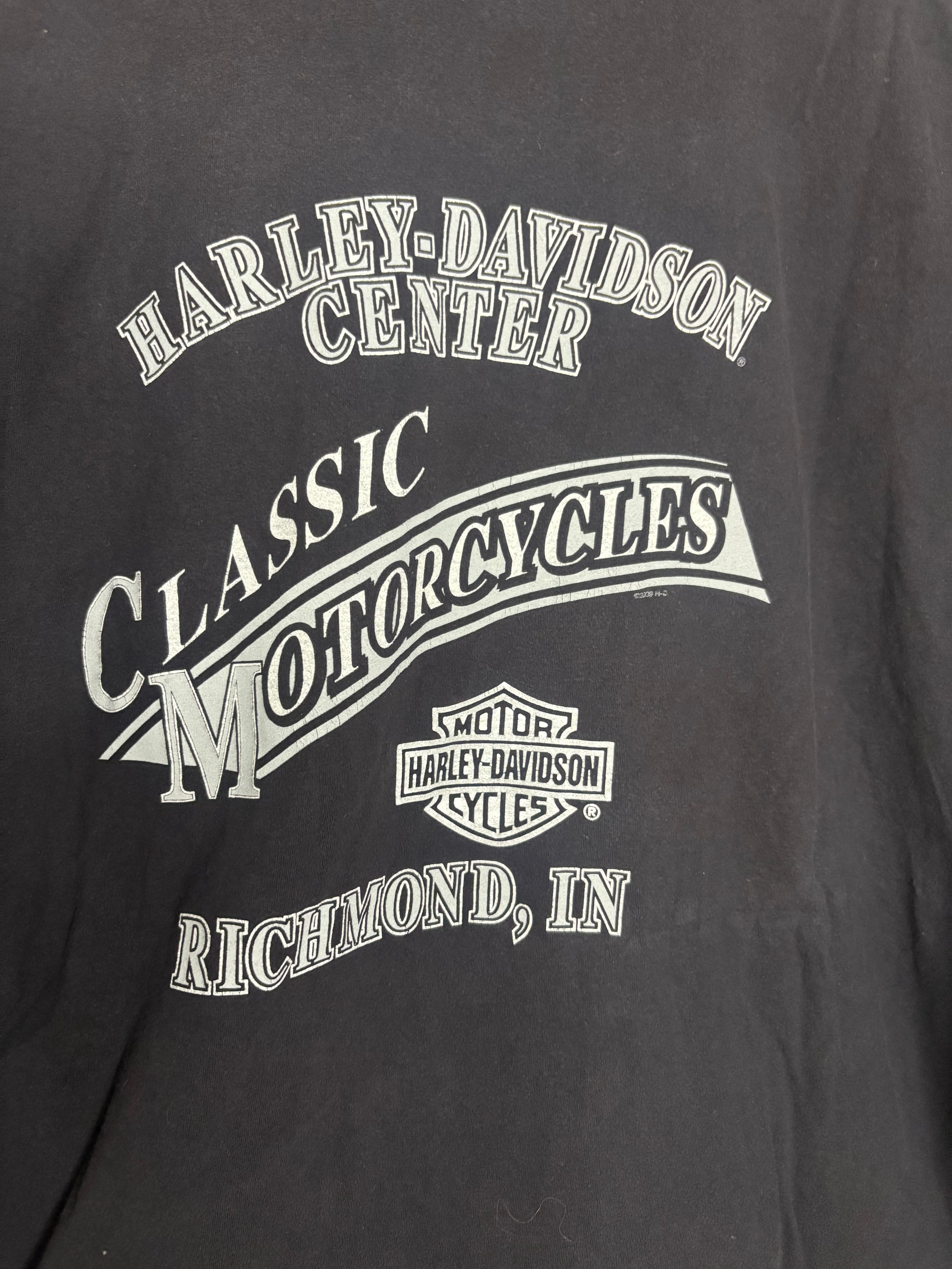 Harley Davidson "Ride Hard" 2009 Skull T-Shirt