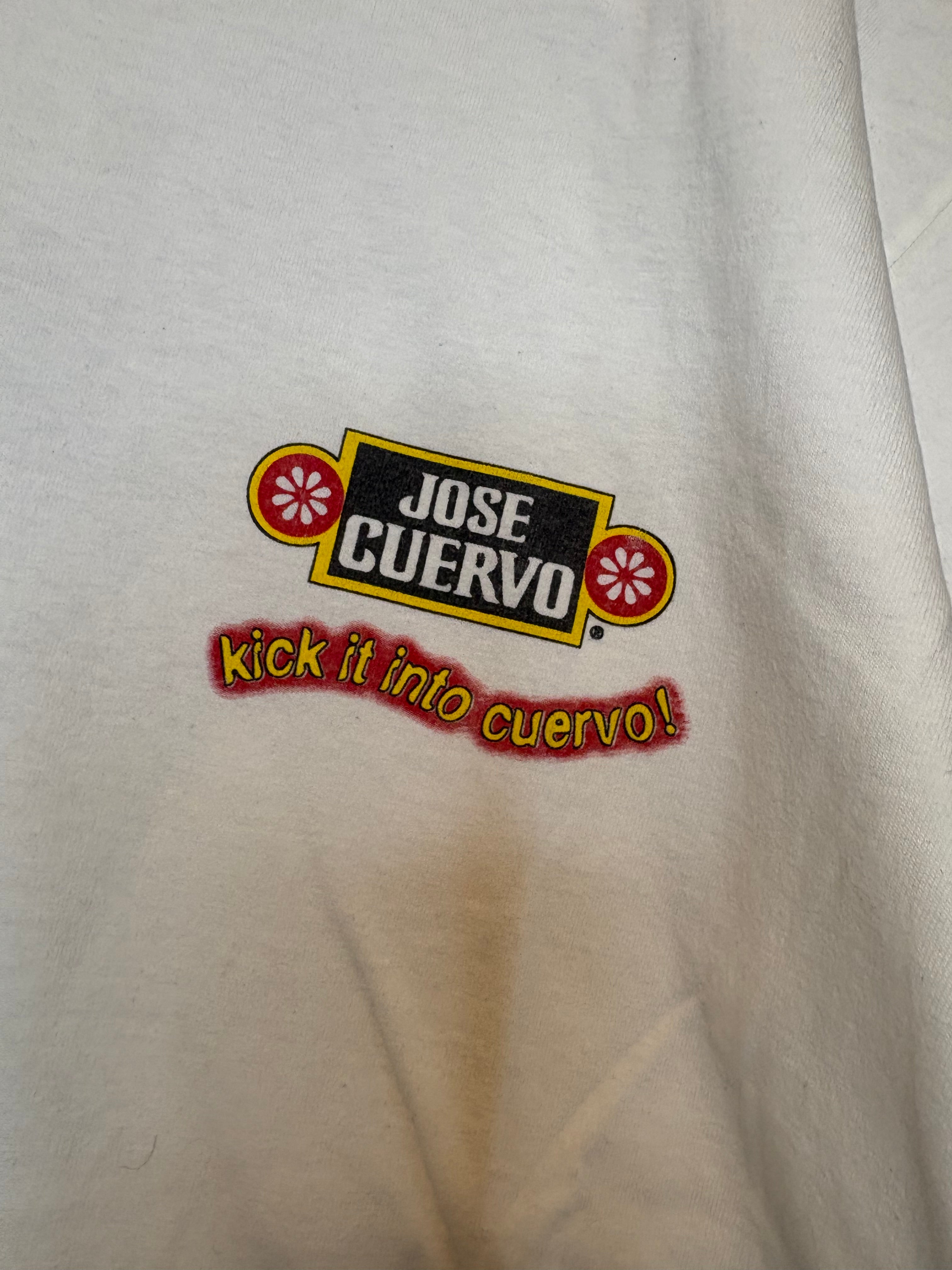 Jose Cuervo Kick it Into Cuervo Liquor Promo T-Shirt