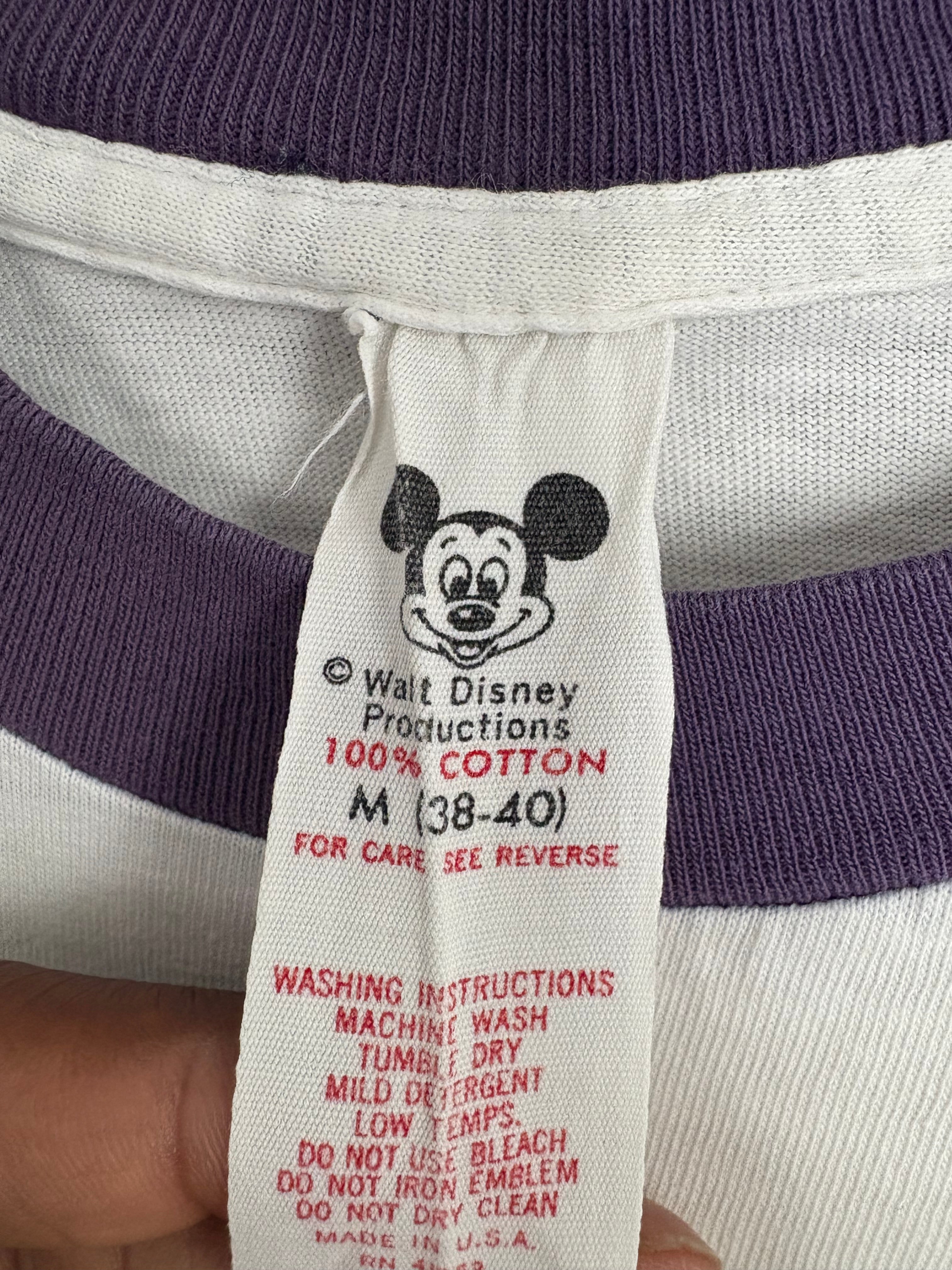 Mickey Mouse 80's Disney Ringer T-Shirt