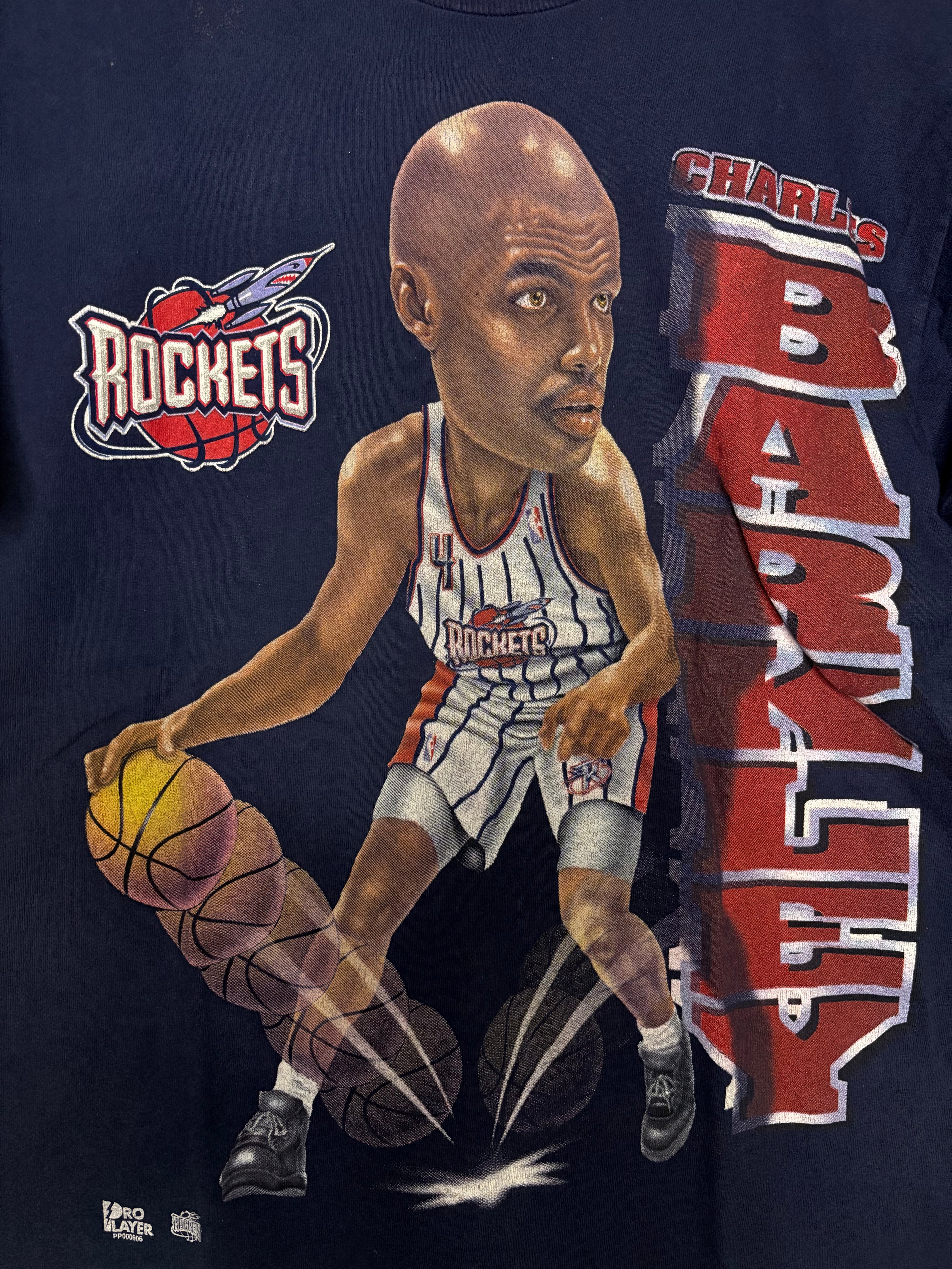 Charles Barkley Houston Rockets Caricature T-Shirt