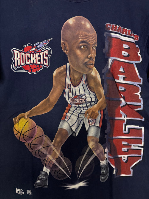 Charles Barkley Houston Rockets Caricature T-Shirt