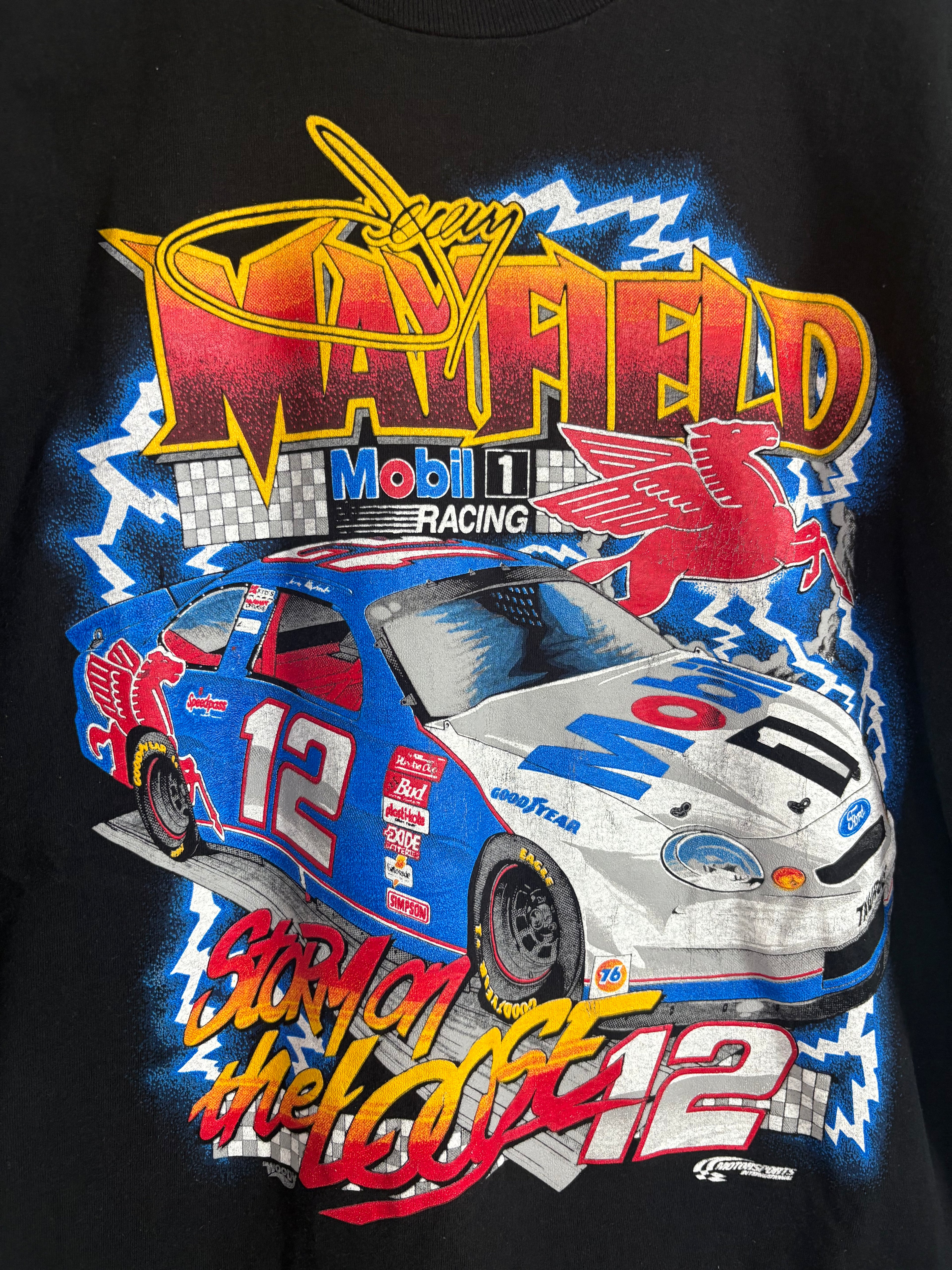 John Mayfield NASCAR "Storm on the Loose" 90's T-Shirt