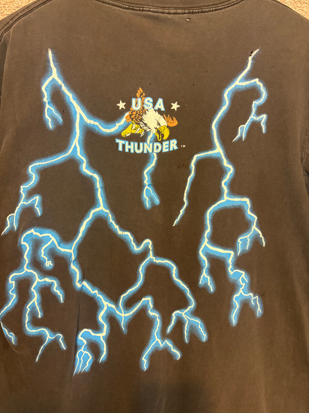 USA Thunder Eagle Lightning T-Shirt