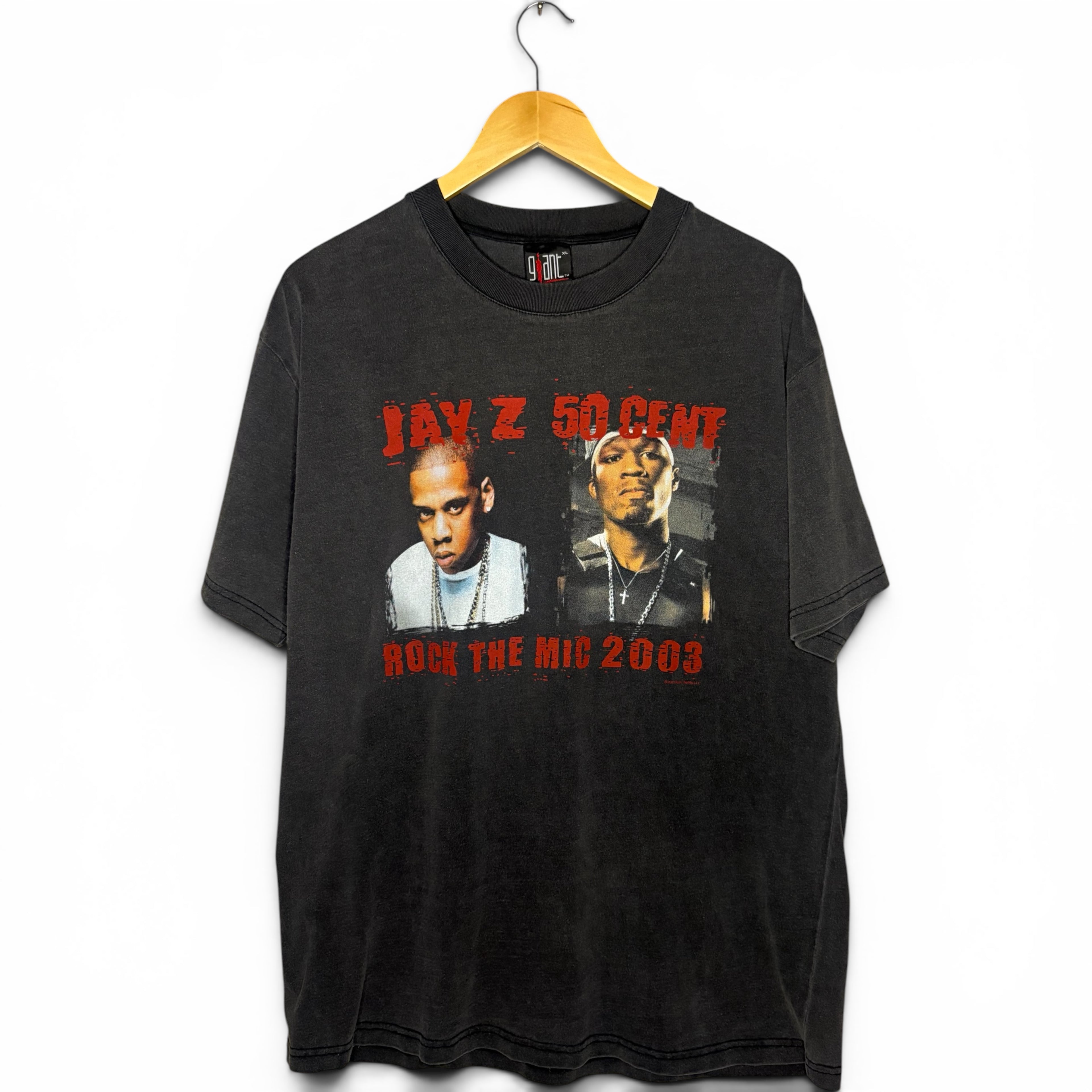 2003 Jay-Z & 50 Cent Rock The Mic Tour T-Shirt
