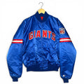 NY Giants 90's Starter Satin Bomber Jacket