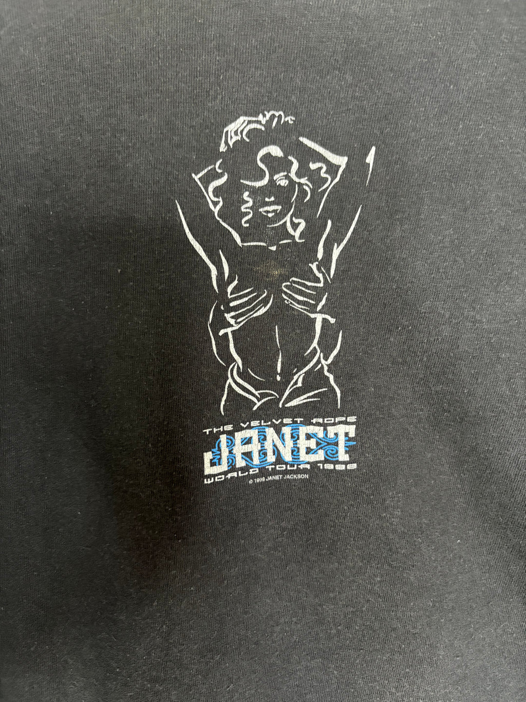 Janet Jackson 1998 The Velvet Rope Tour T-Shirt
