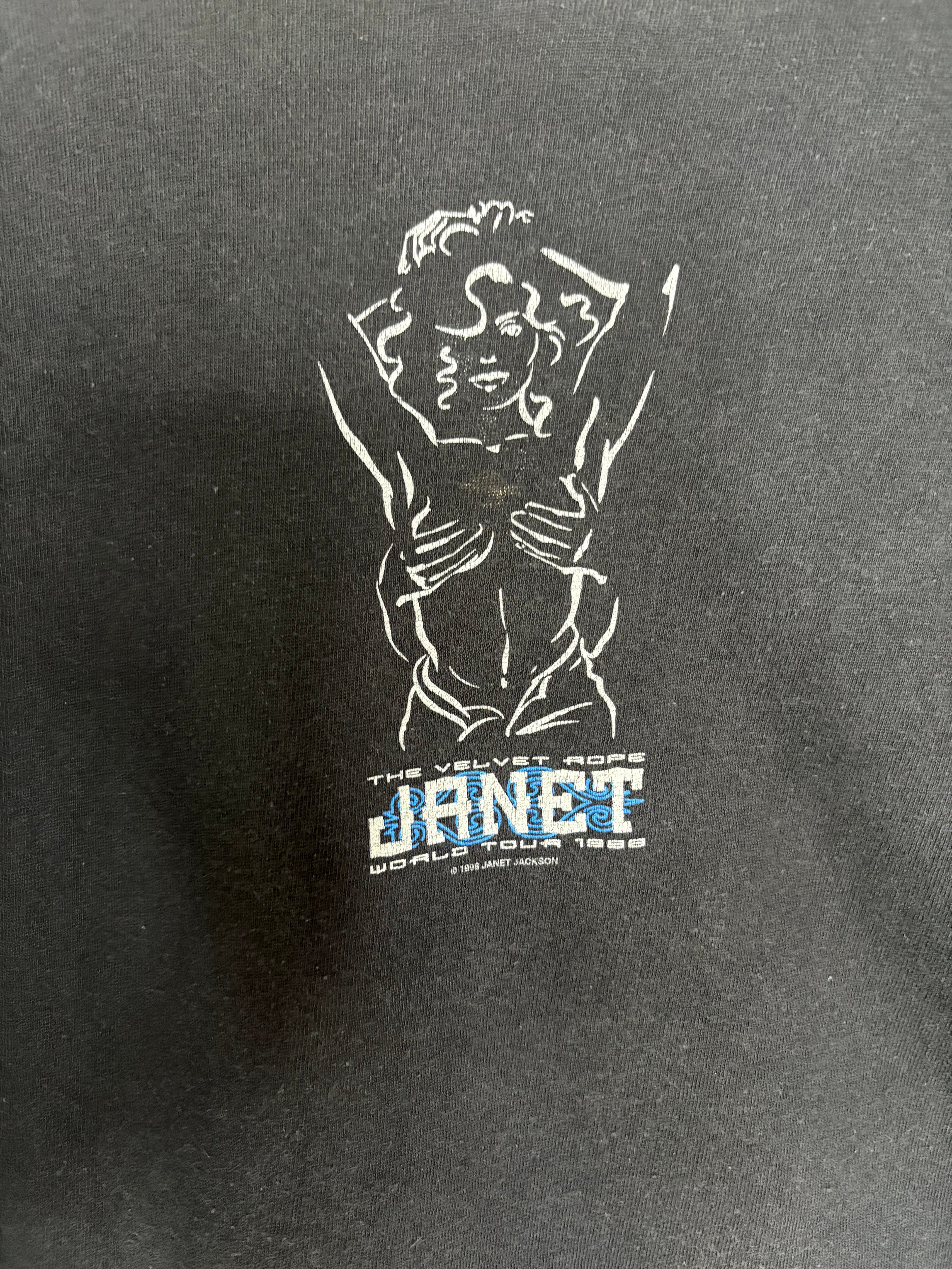 Janet Jackson 1998 The Velvet Rope Tour T-Shirt