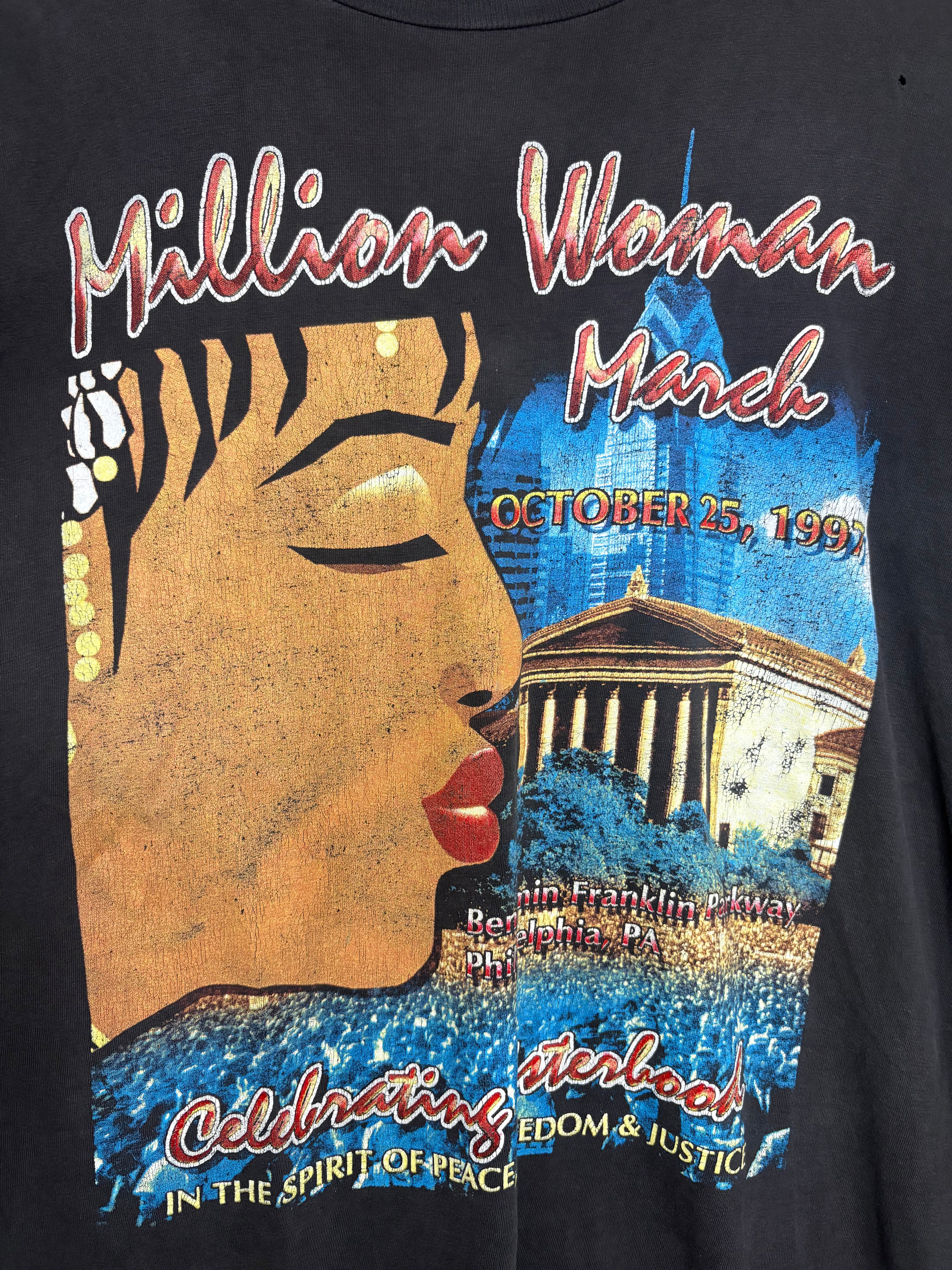 Million Woman March The Power of Sisterhood Rap Tee T-Shirt