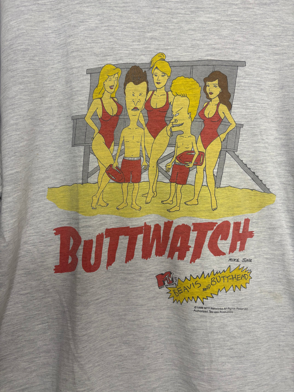 Beavis & Butthead "Buttwatch 90's MTV Vintage T-Shirt