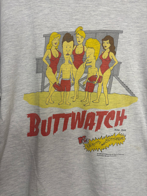 Beavis & Butthead "Buttwatch 90's MTV Vintage T-Shirt