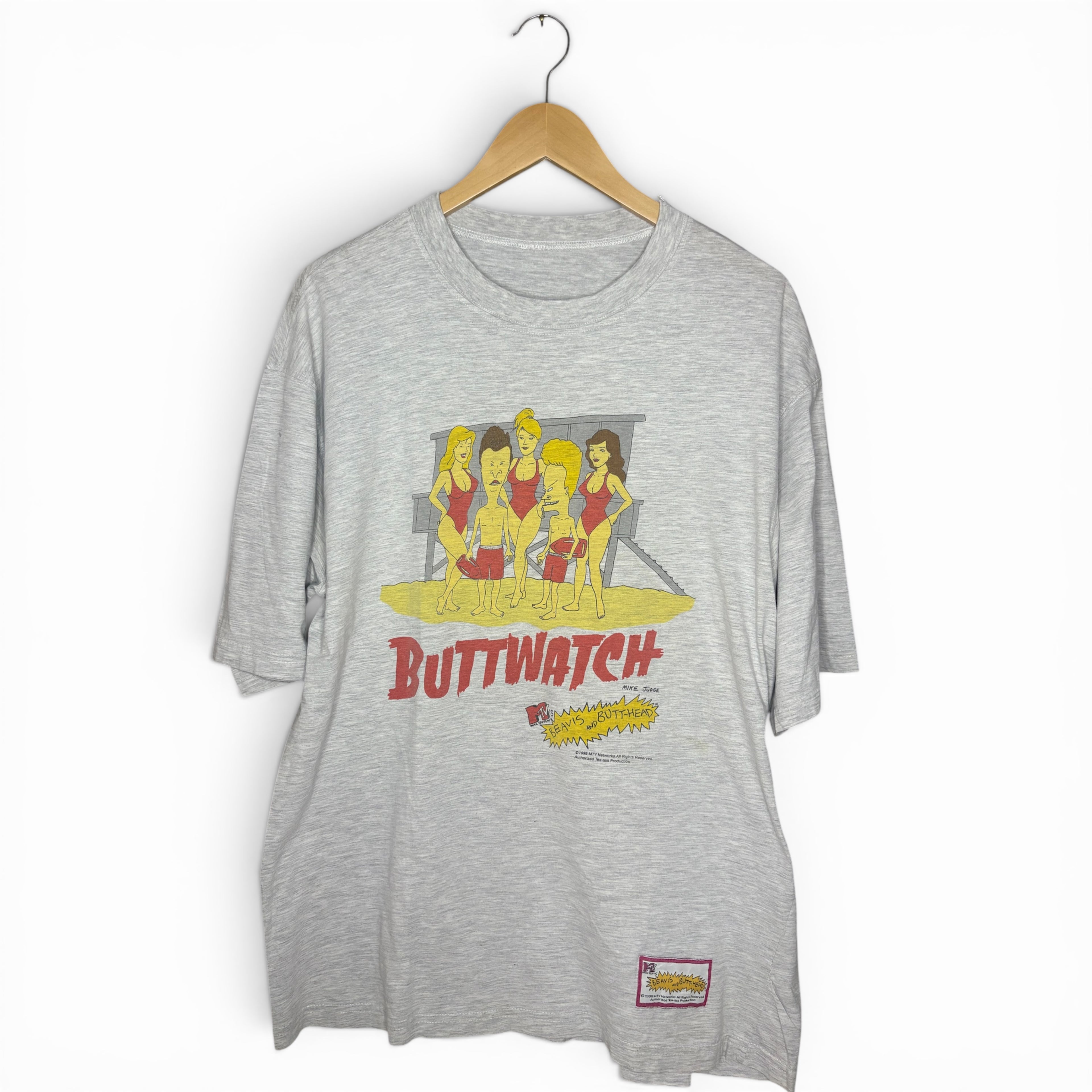 Beavis & Butthead "Buttwatch 90's MTV Vintage T-Shirt
