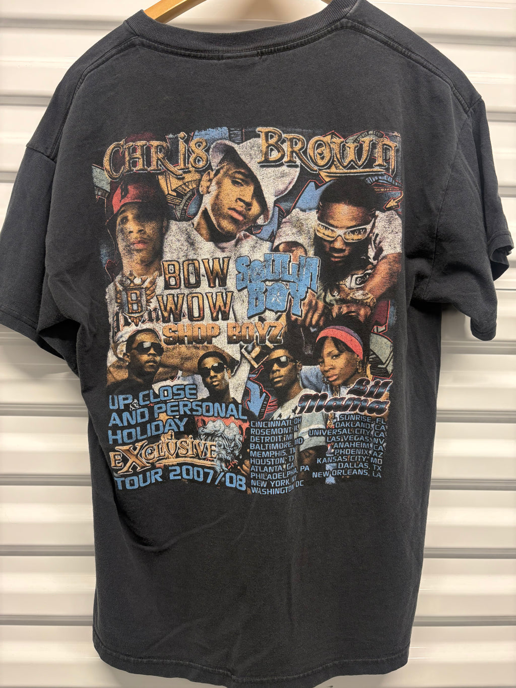 Chris Brown & Bow Wow 2008 Exclusive Concert Tour T-Shirt